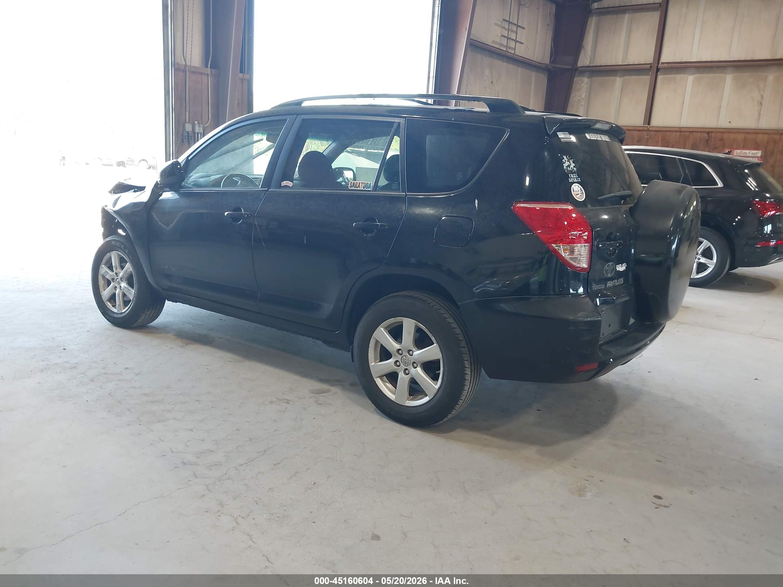 2008 Toyota Rav4 Limited V6 Black vin: JTMBK31V285069544