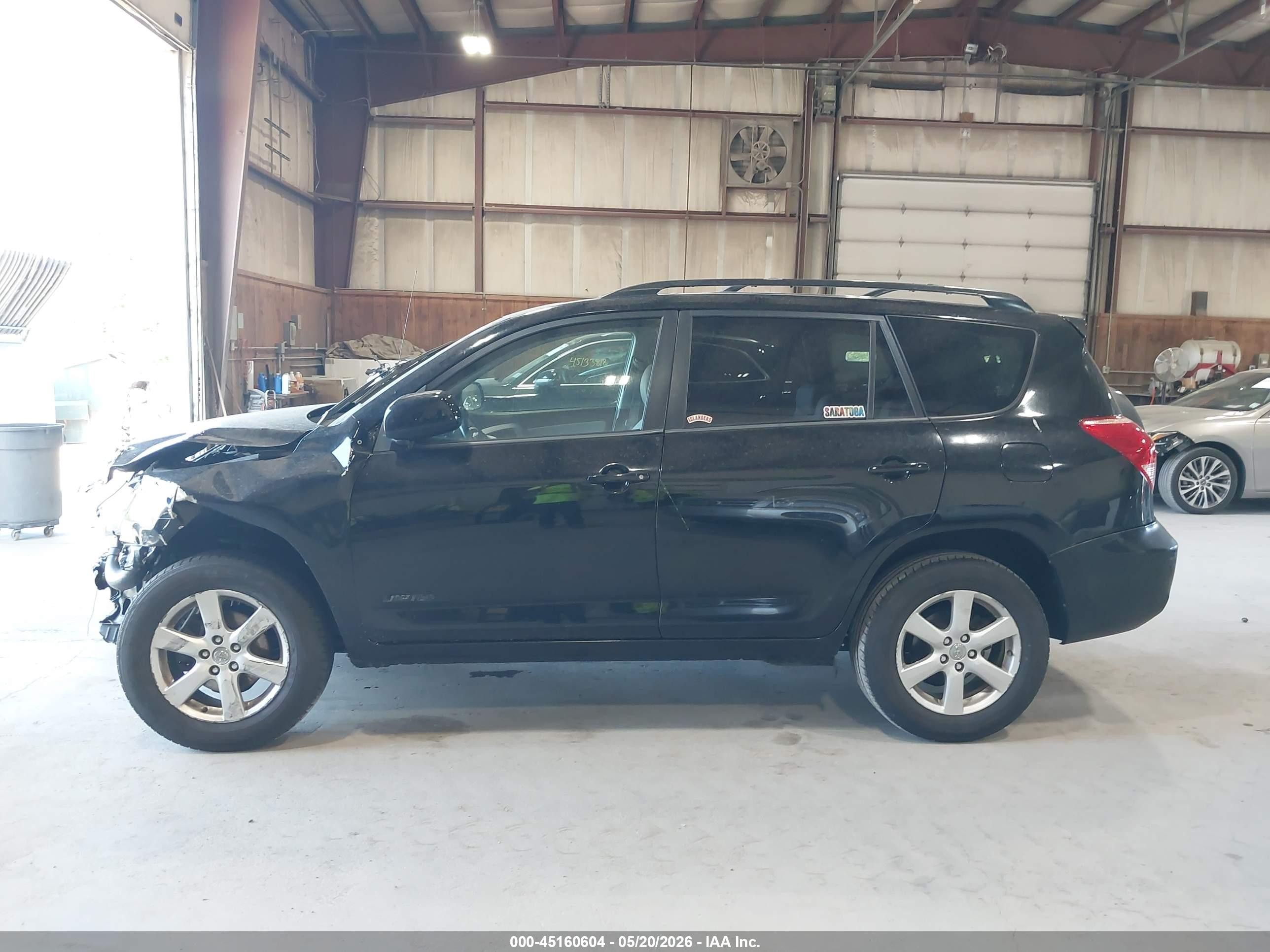 2008 Toyota Rav4 Limited V6 Black vin: JTMBK31V285069544