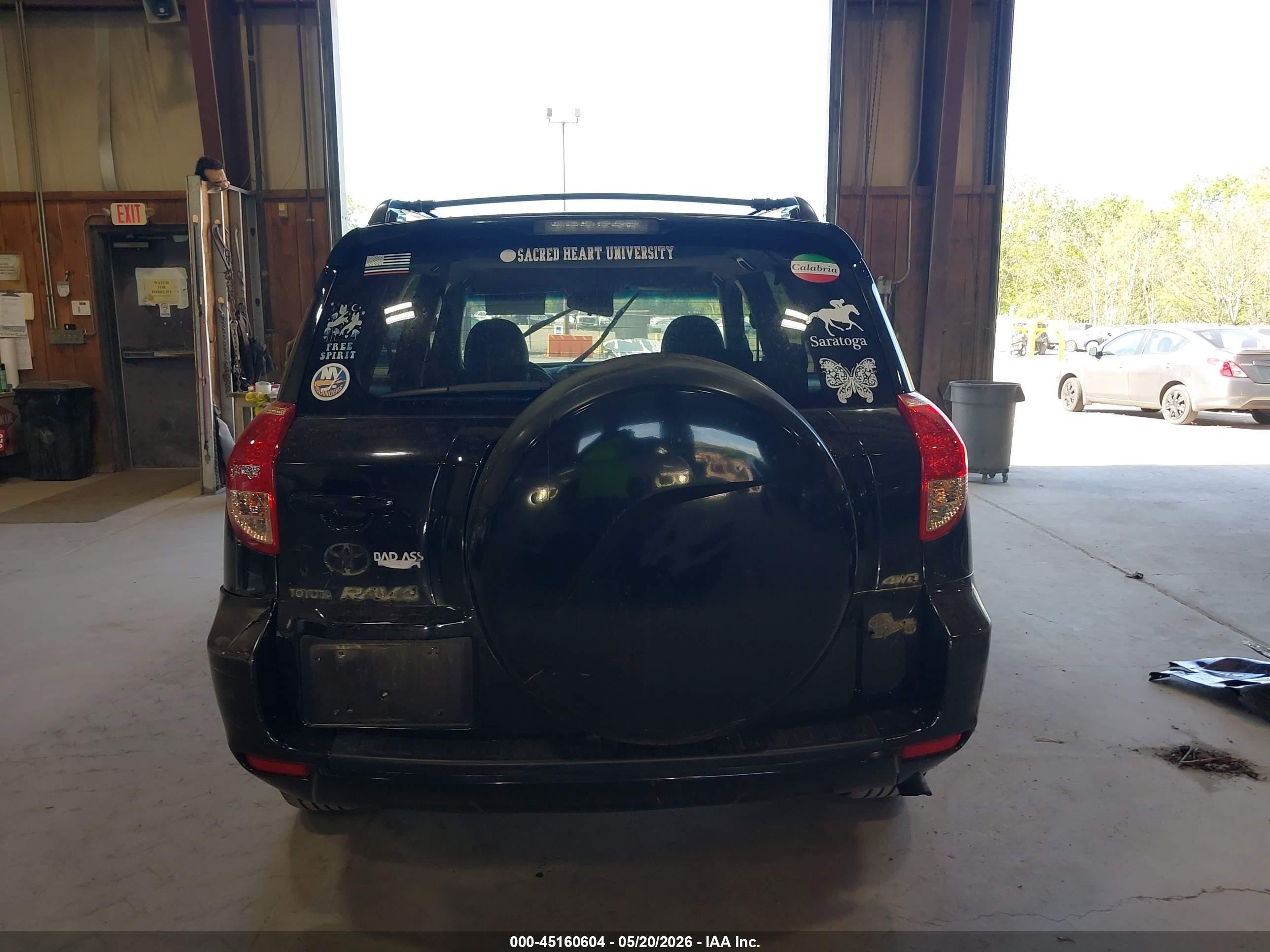 2008 Toyota Rav4 Limited V6 Black vin: JTMBK31V285069544