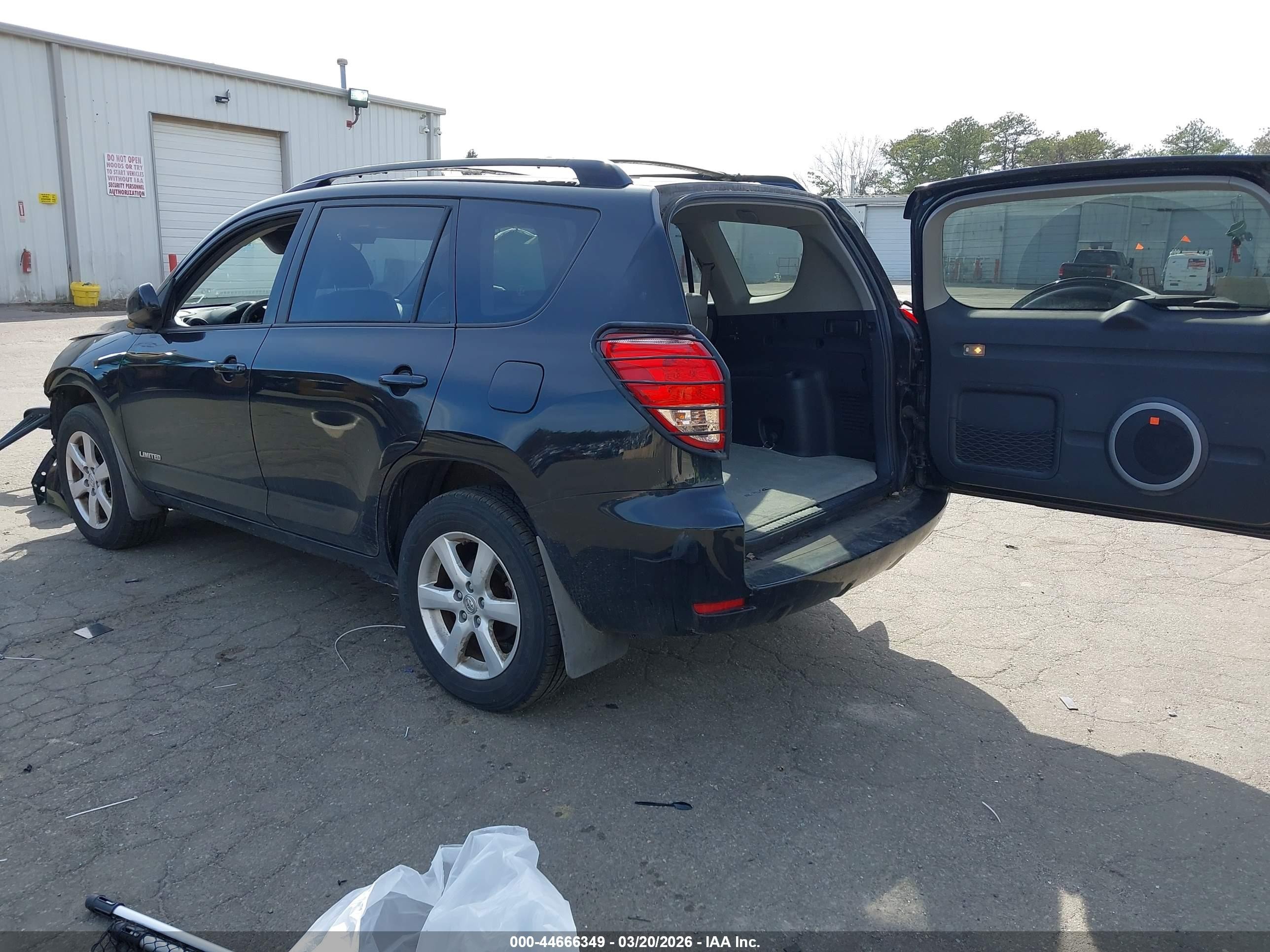 2008 Toyota Rav4 Limited V6 Черный vin: JTMBK31V286031824