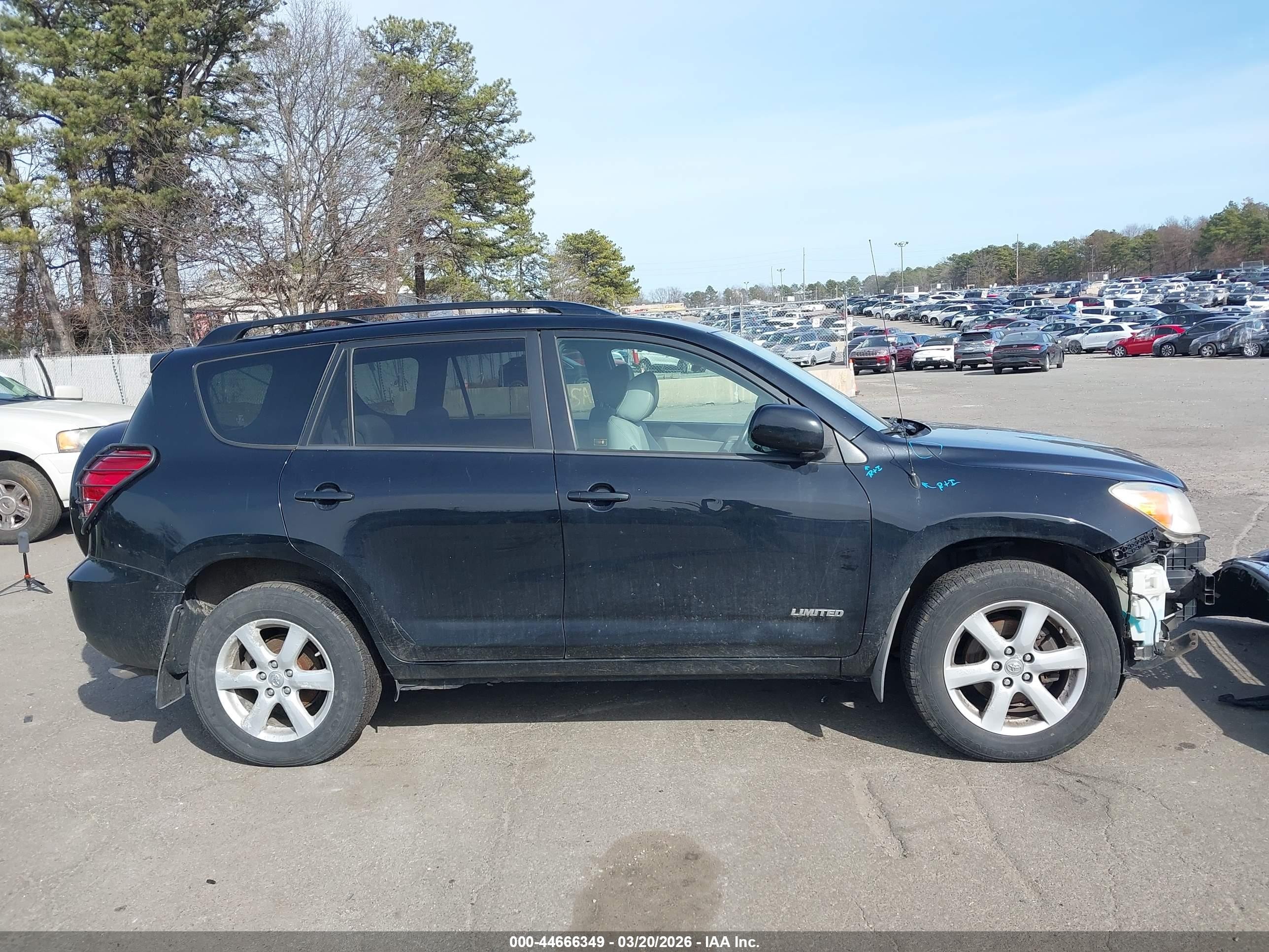 2008 Toyota Rav4 Limited V6 Черный vin: JTMBK31V286031824