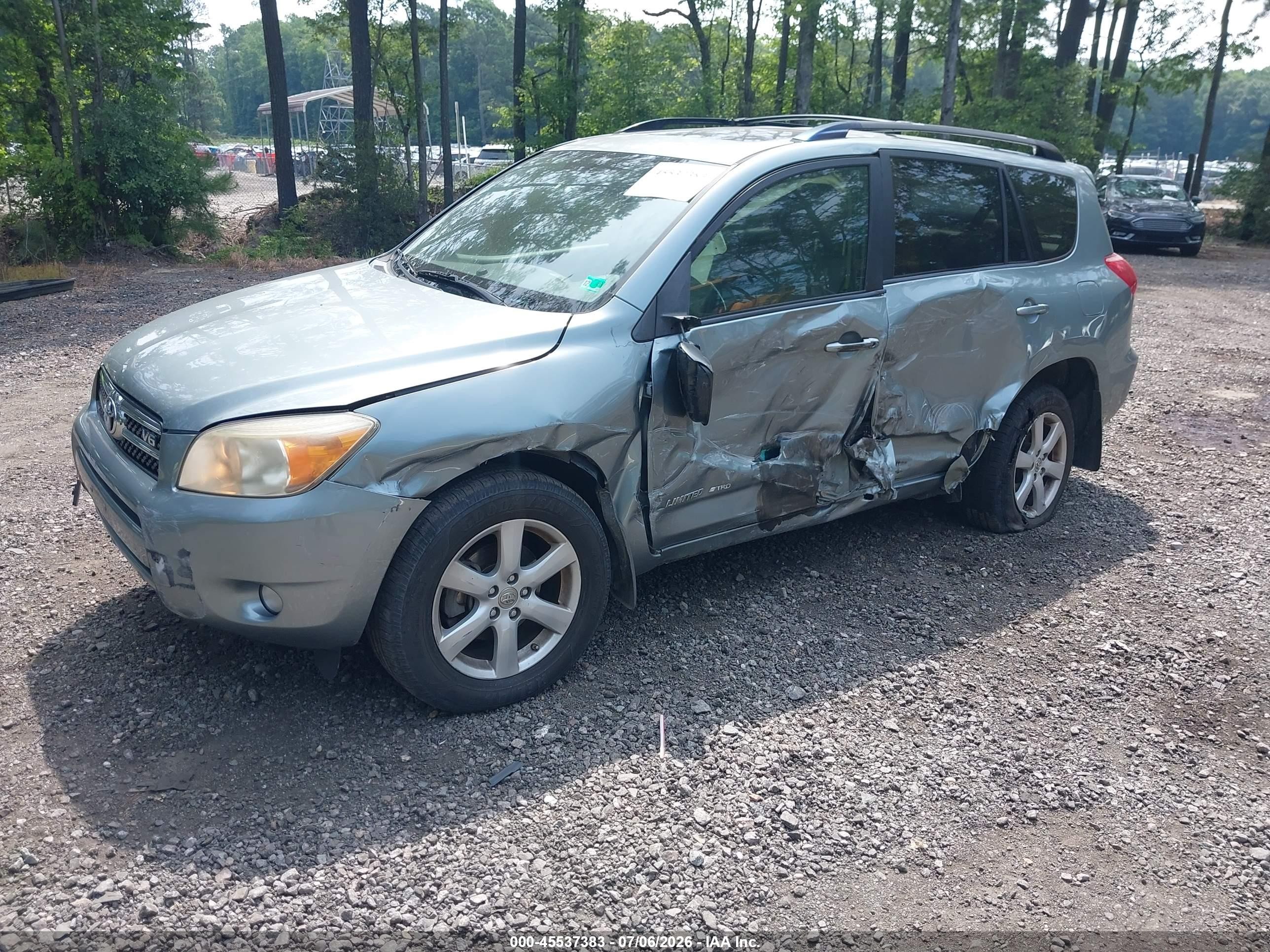 2008 Toyota Rav4 Ltd Gray vin: JTMBK31V286036229