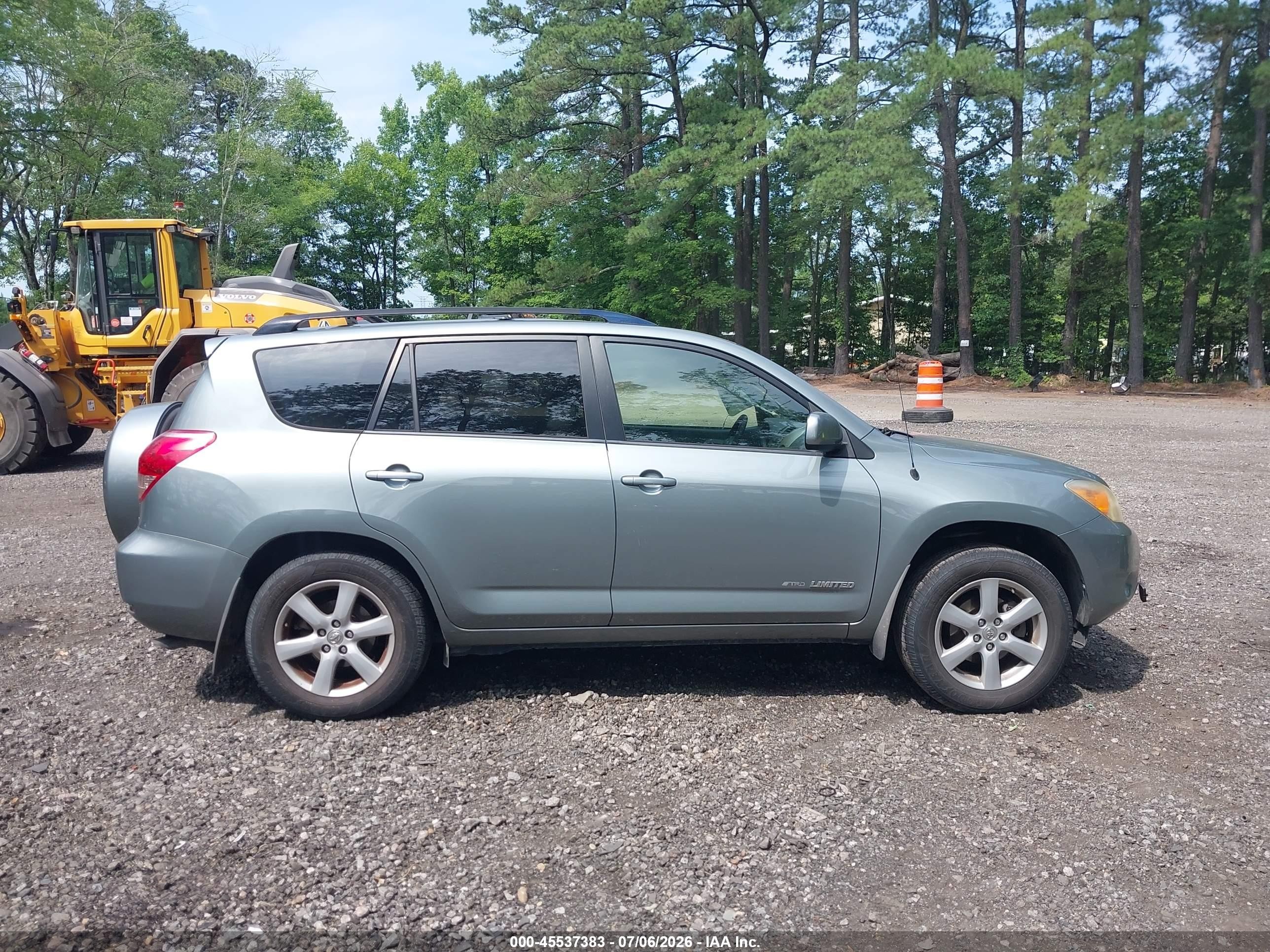 2008 Toyota Rav4 Ltd Gray vin: JTMBK31V286036229