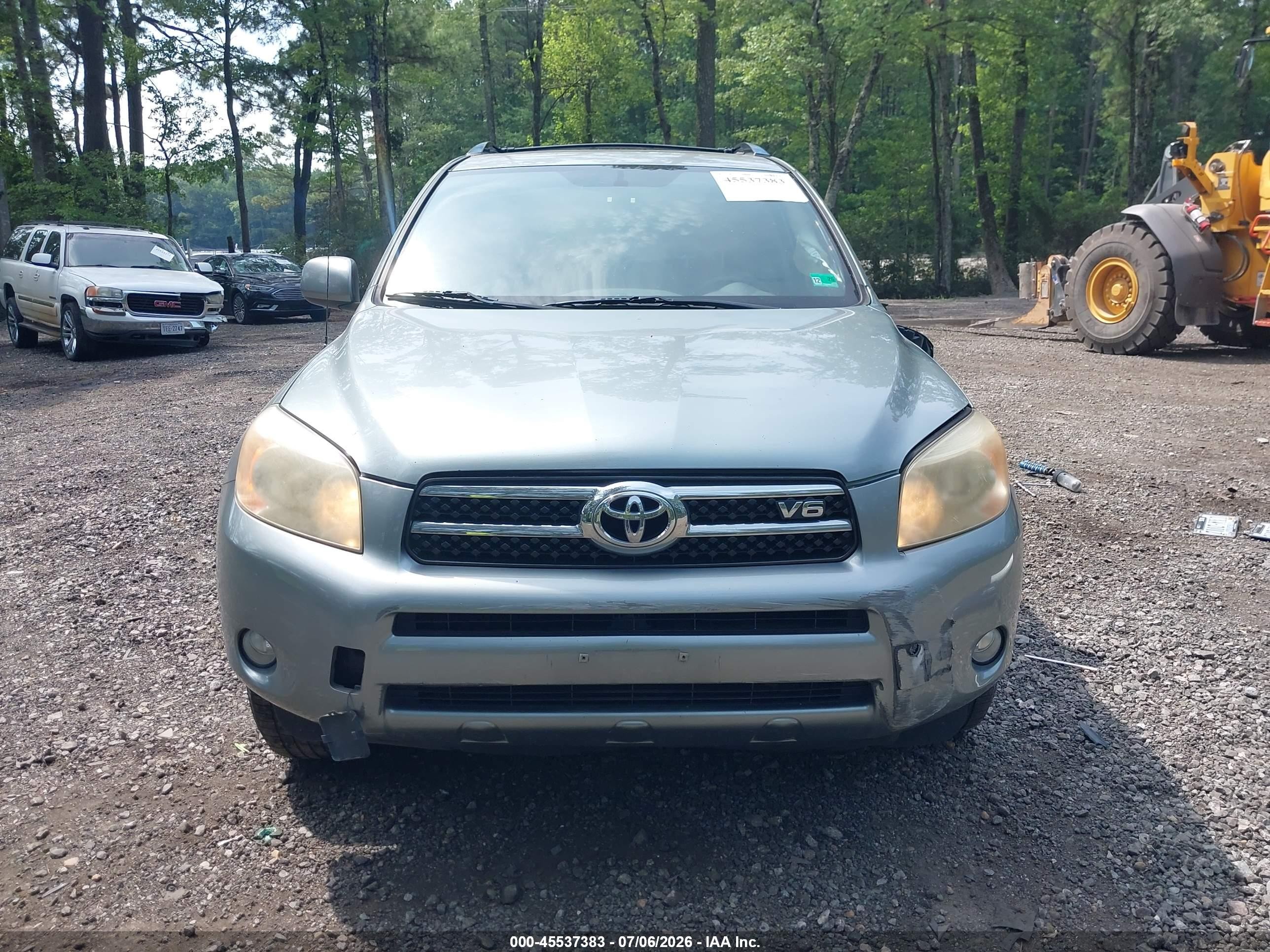 2008 Toyota Rav4 Ltd Gray vin: JTMBK31V286036229