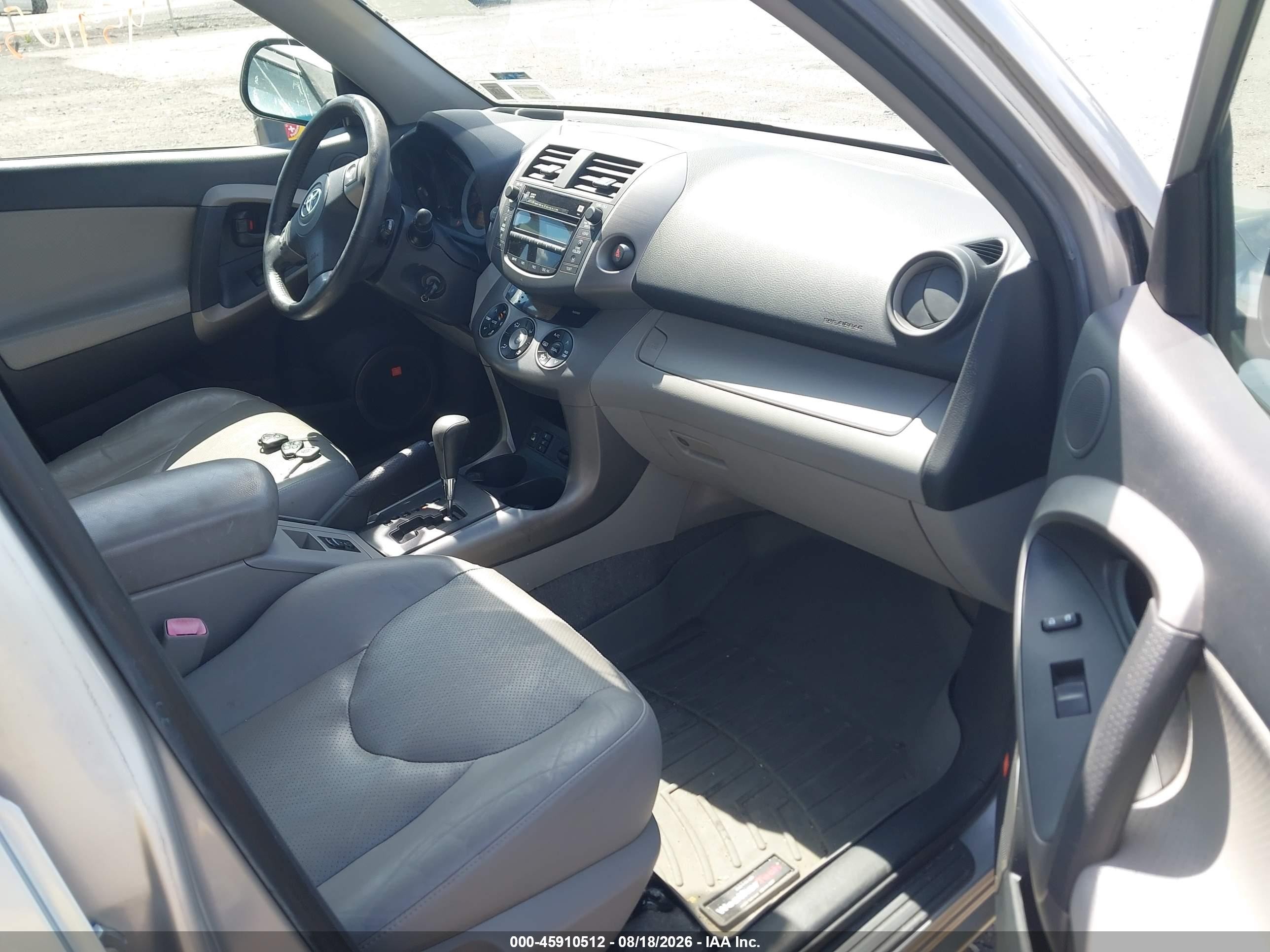 2008 Toyota Rav4 Ltd Silver vin: JTMBK31V286036957