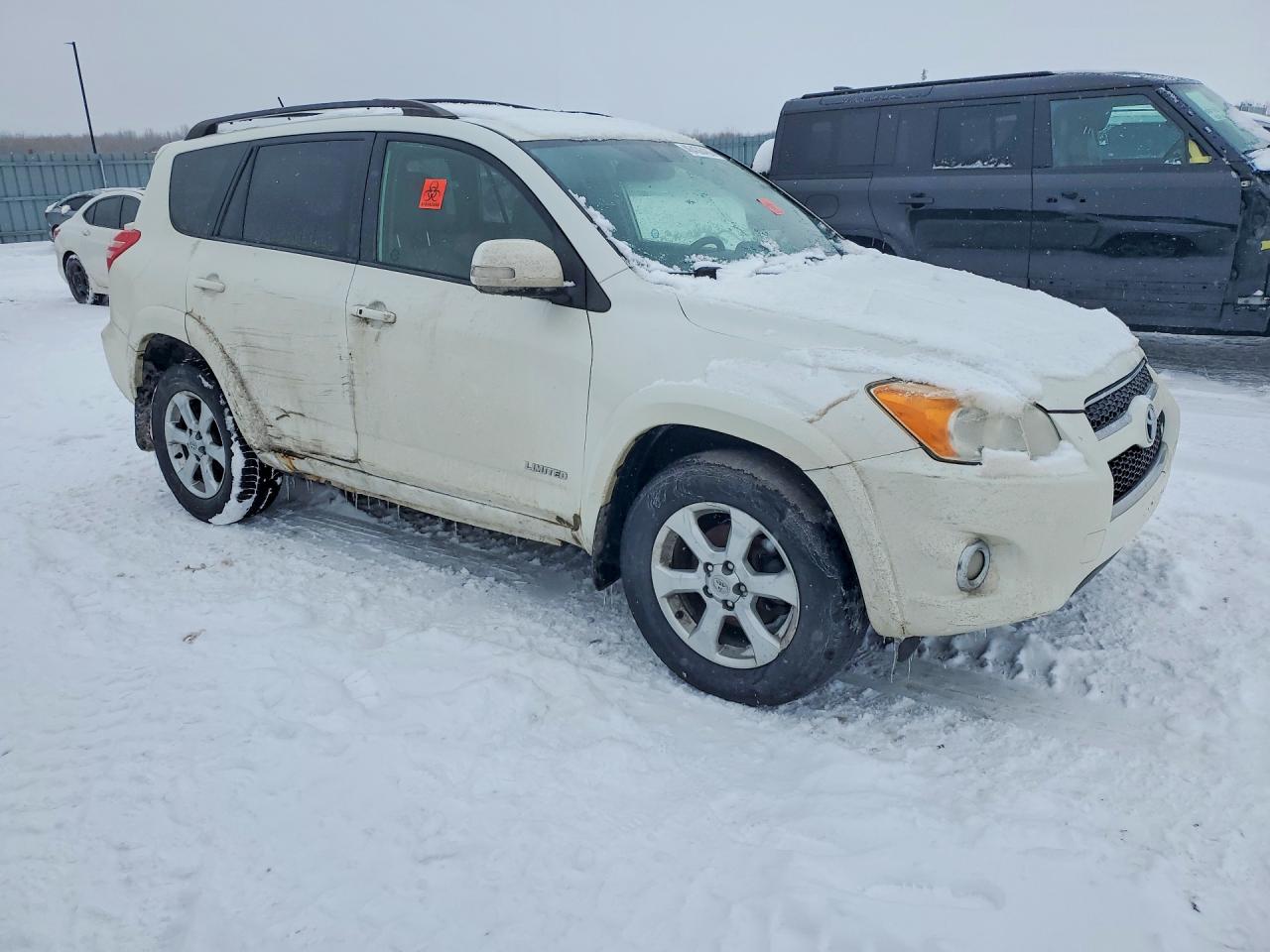 2009 Toyota Rav4 Limited White vin: JTMBK31V295073708