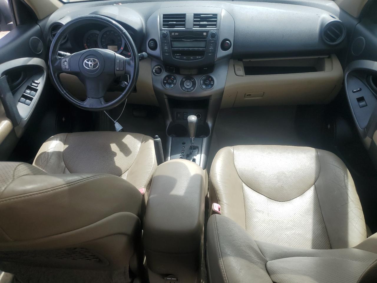 2009 Toyota Rav4 Limited White vin: JTMBK31V295078181