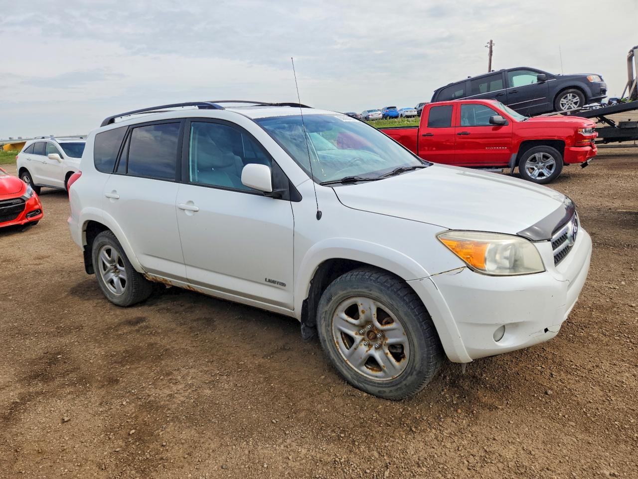 2006 Toyota Rav4 Limited White vin: JTMBK31V365000990