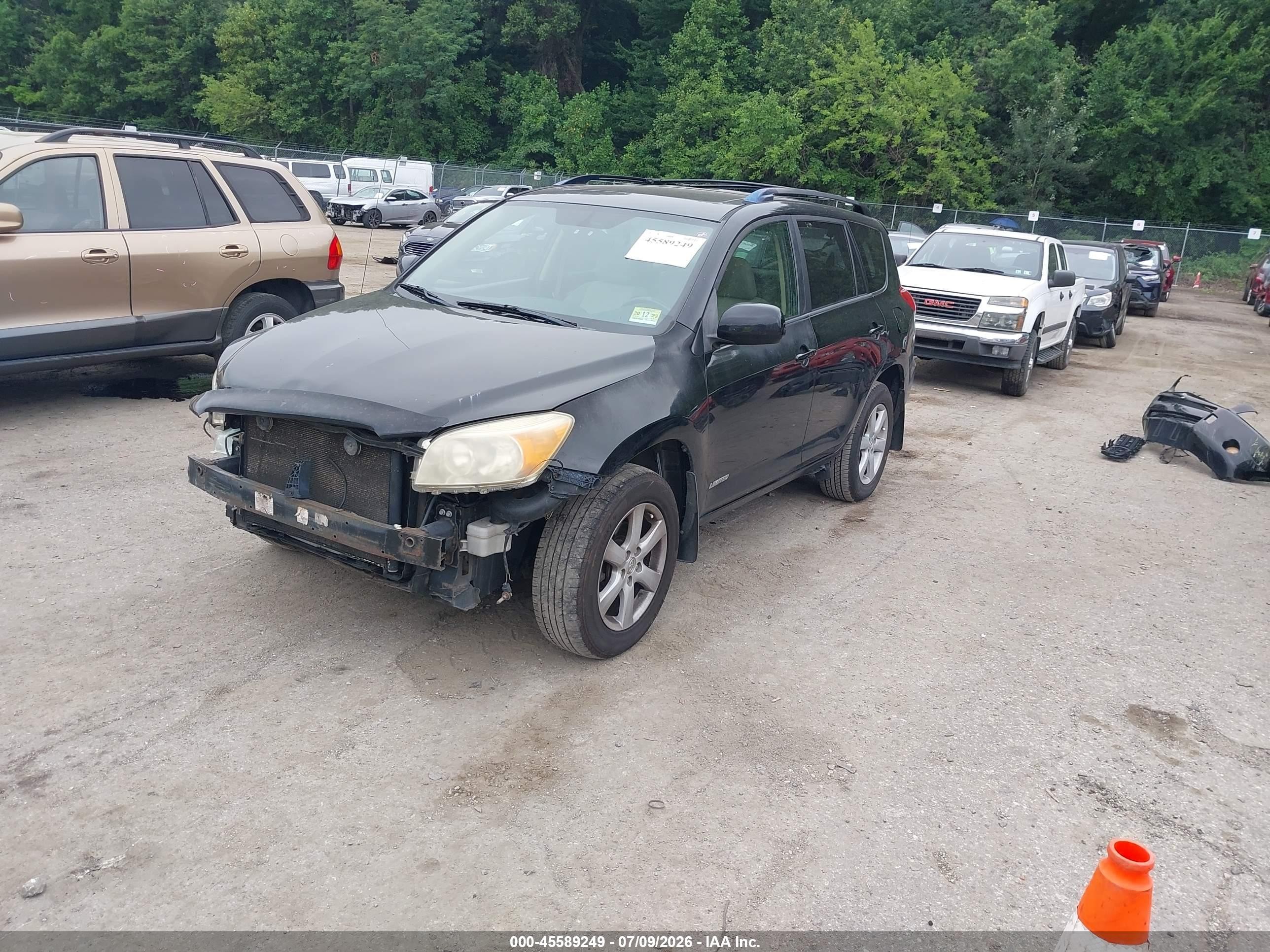 2006 Toyota Rav4 Limited V6 Black vin: JTMBK31V366004242