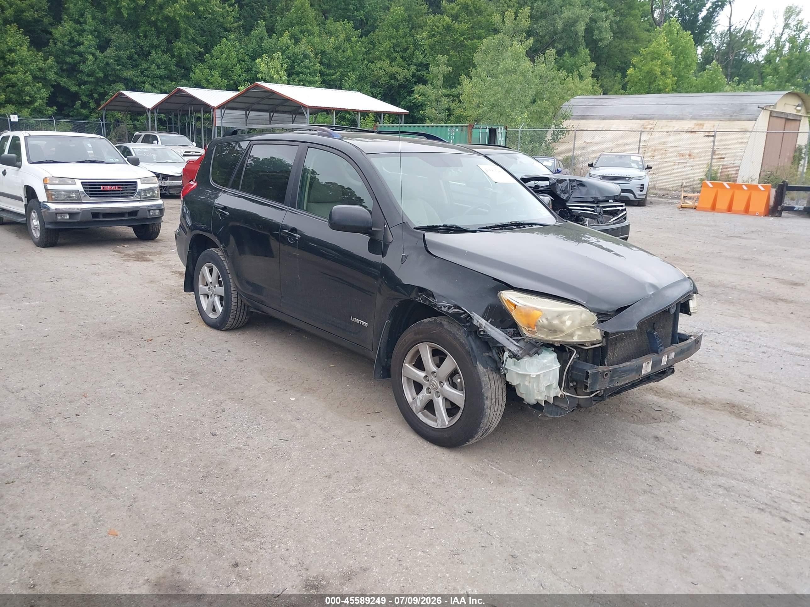 2006 Toyota Rav4 Limited V6 Black vin: JTMBK31V366004242