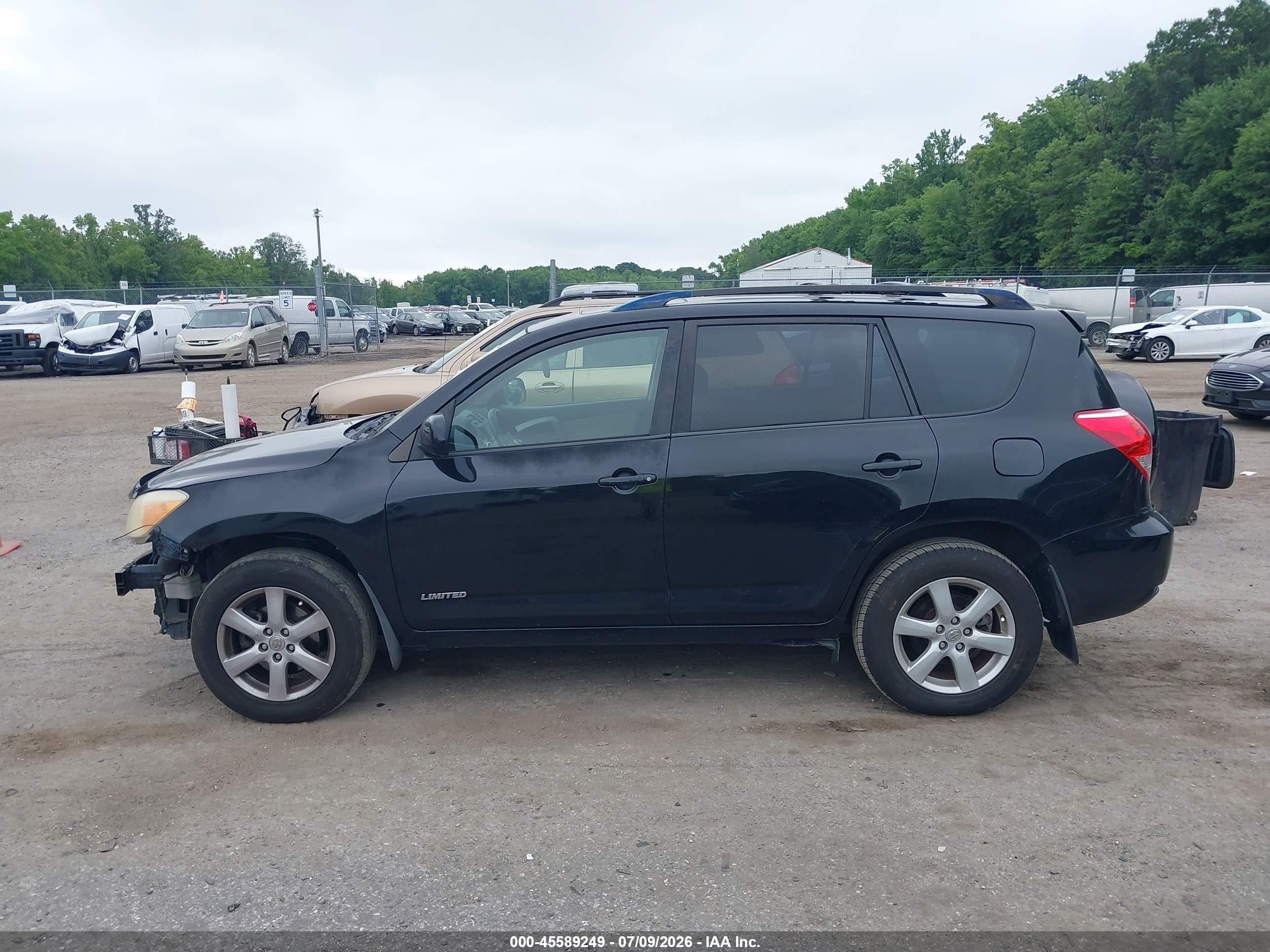 2006 Toyota Rav4 Limited V6 Black vin: JTMBK31V366004242