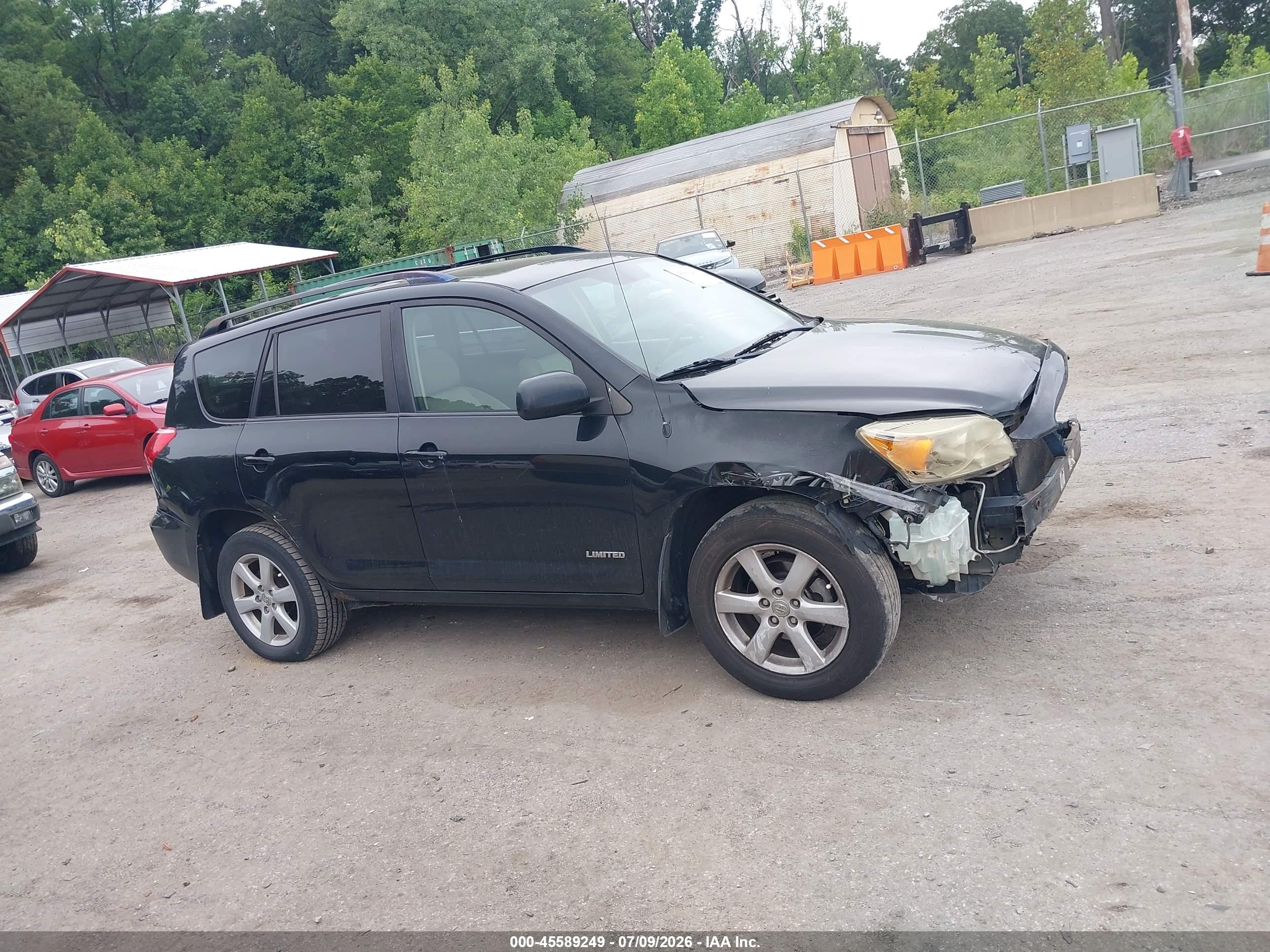2006 Toyota Rav4 Limited V6 Black vin: JTMBK31V366004242