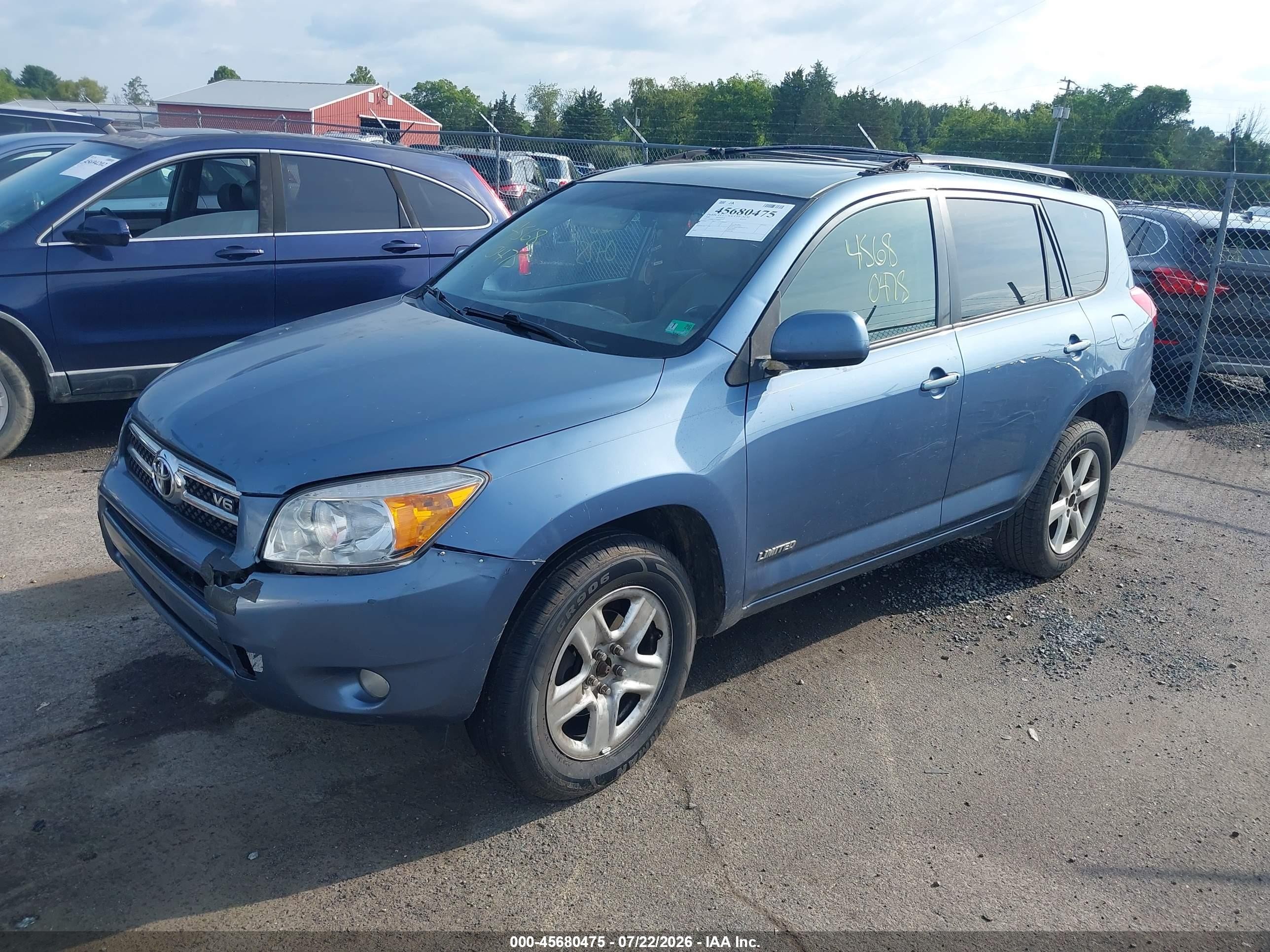 2006 Toyota Rav4 Limited V6 Blue vin: JTMBK31V366009179