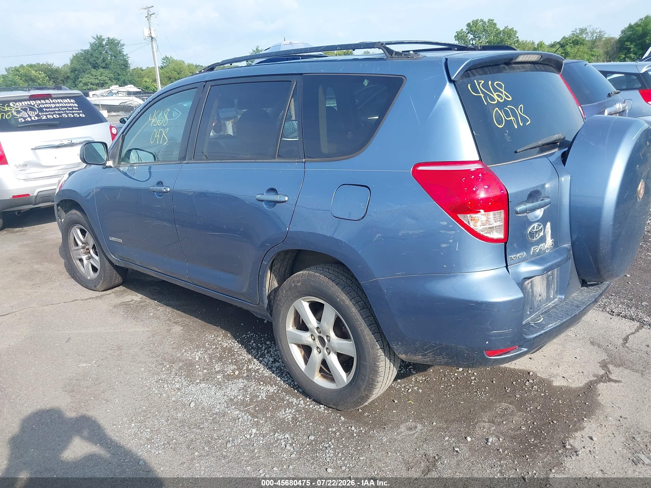 2006 Toyota Rav4 Limited V6 Blue vin: JTMBK31V366009179