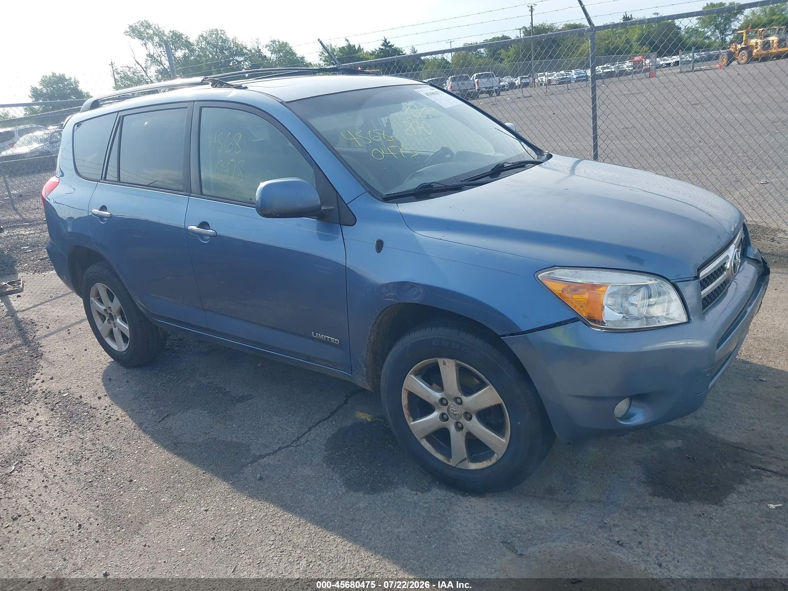 2006 Toyota Rav4 Limited V6 Blue vin: JTMBK31V366009179