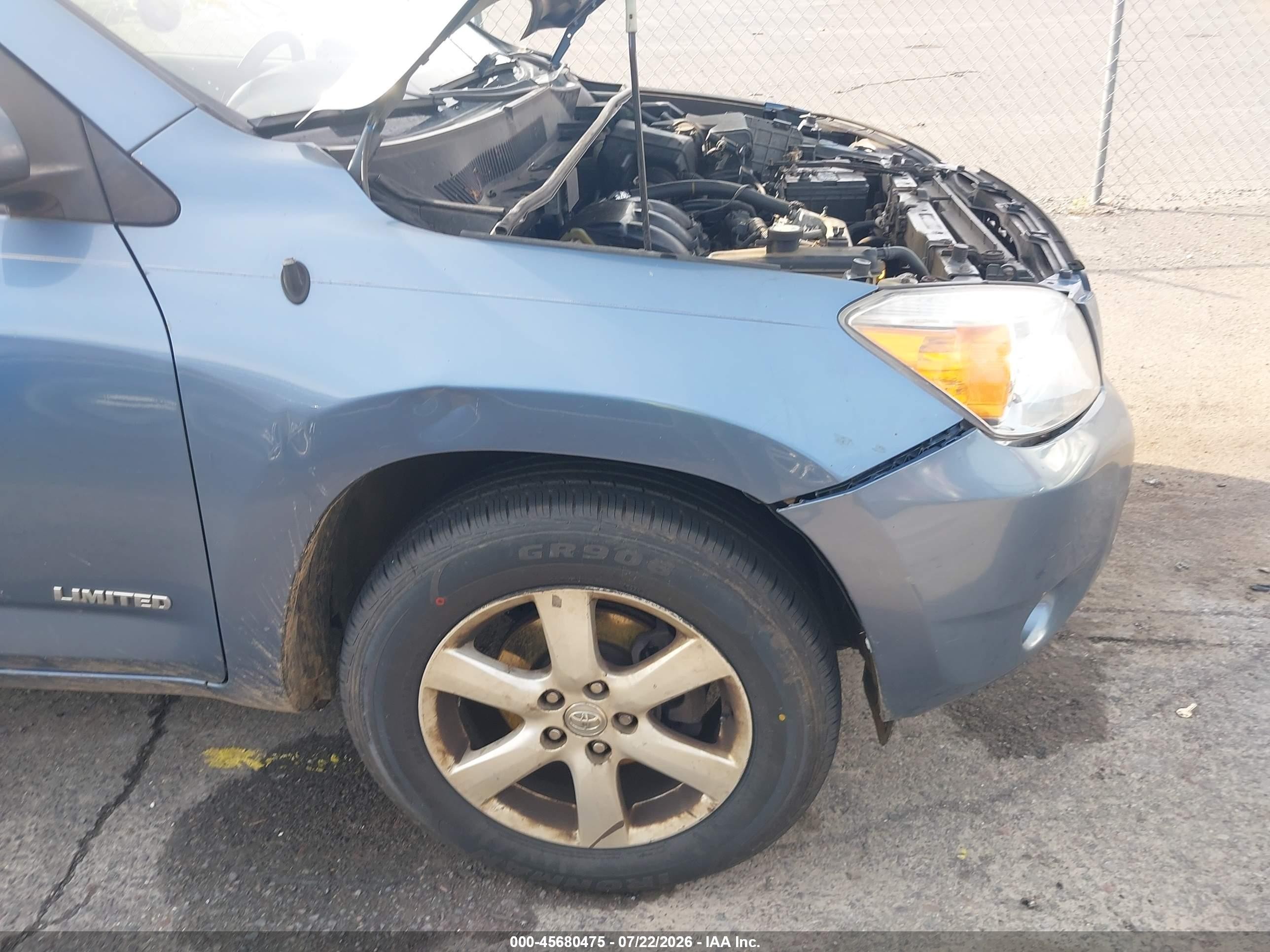 2006 Toyota Rav4 Limited V6 Blue vin: JTMBK31V366009179