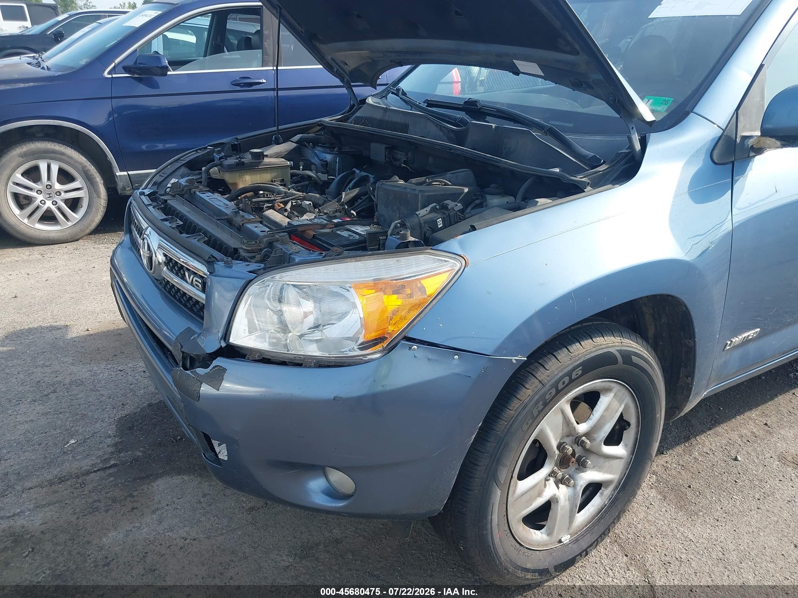 2006 Toyota Rav4 Limited V6 Blue vin: JTMBK31V366009179