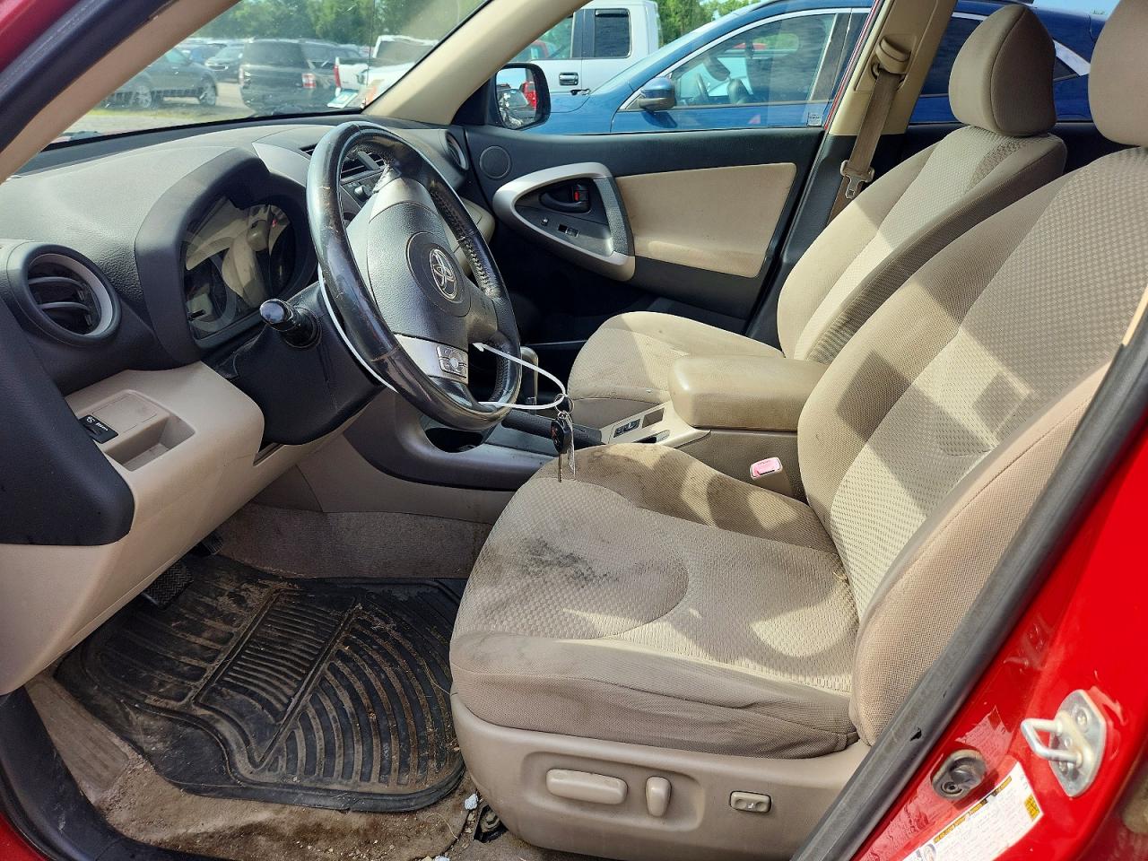 2007 Toyota Rav4 Limited Red vin: JTMBK31V375017094