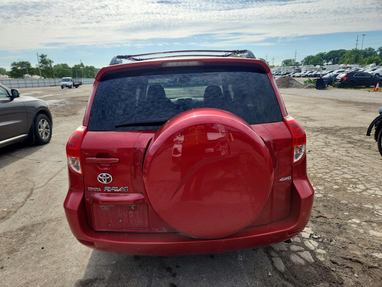 2007 Toyota Rav4 Limited Red vin: JTMBK31V375017094