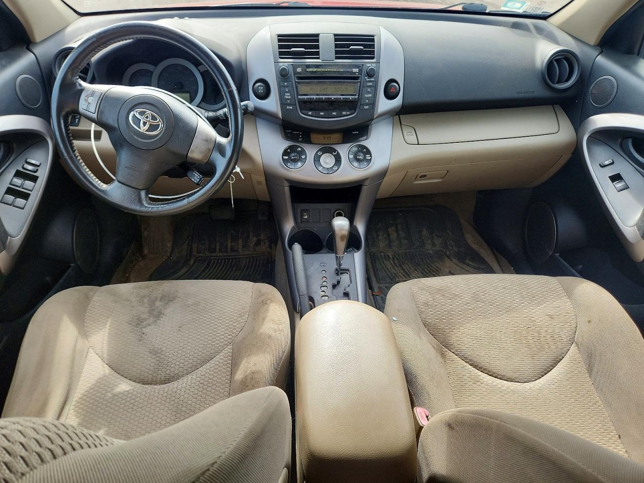 2007 Toyota Rav4 Limited Red vin: JTMBK31V375017094