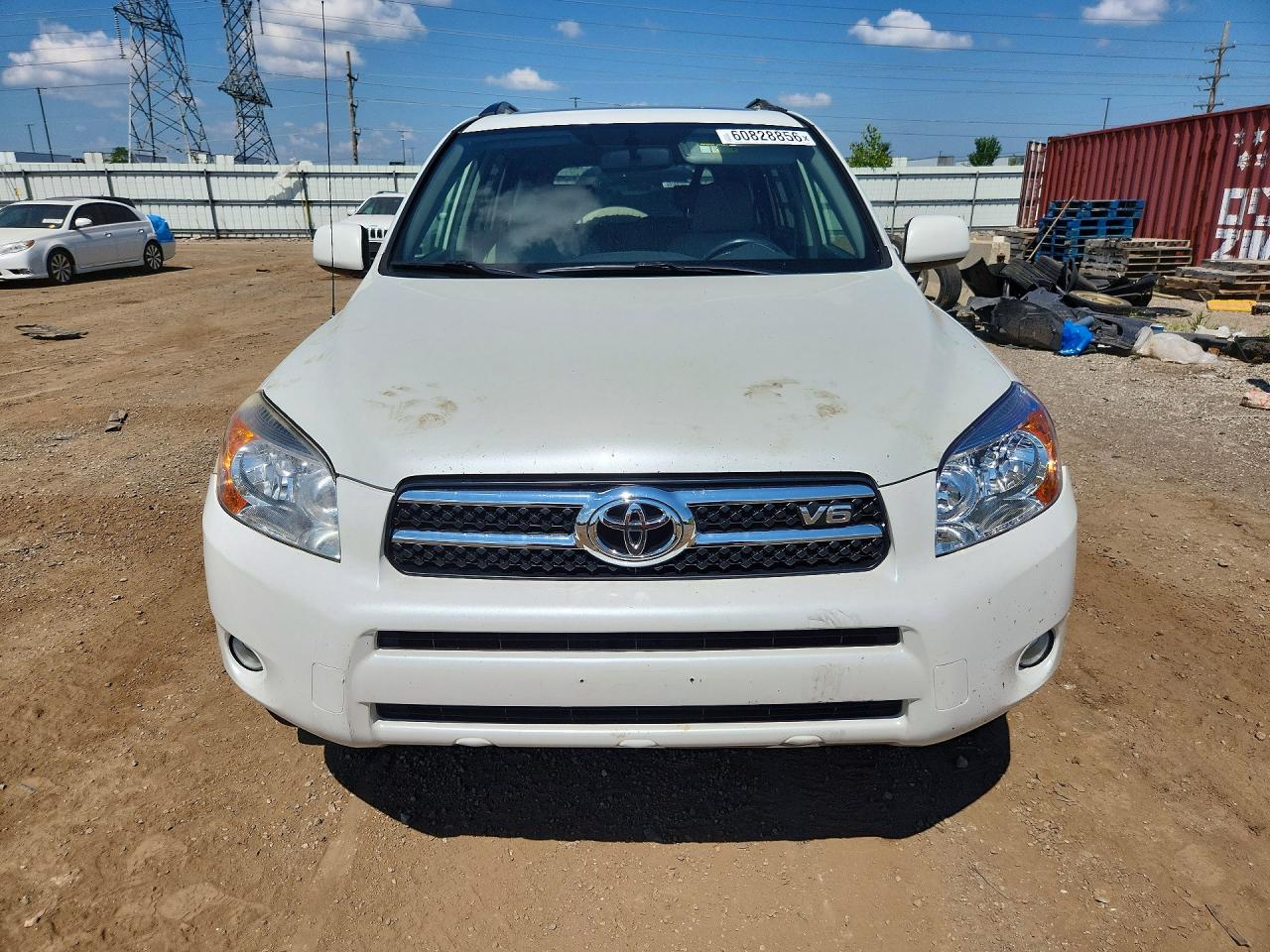 2007 Toyota Rav4 Limited White vin: JTMBK31V375022618