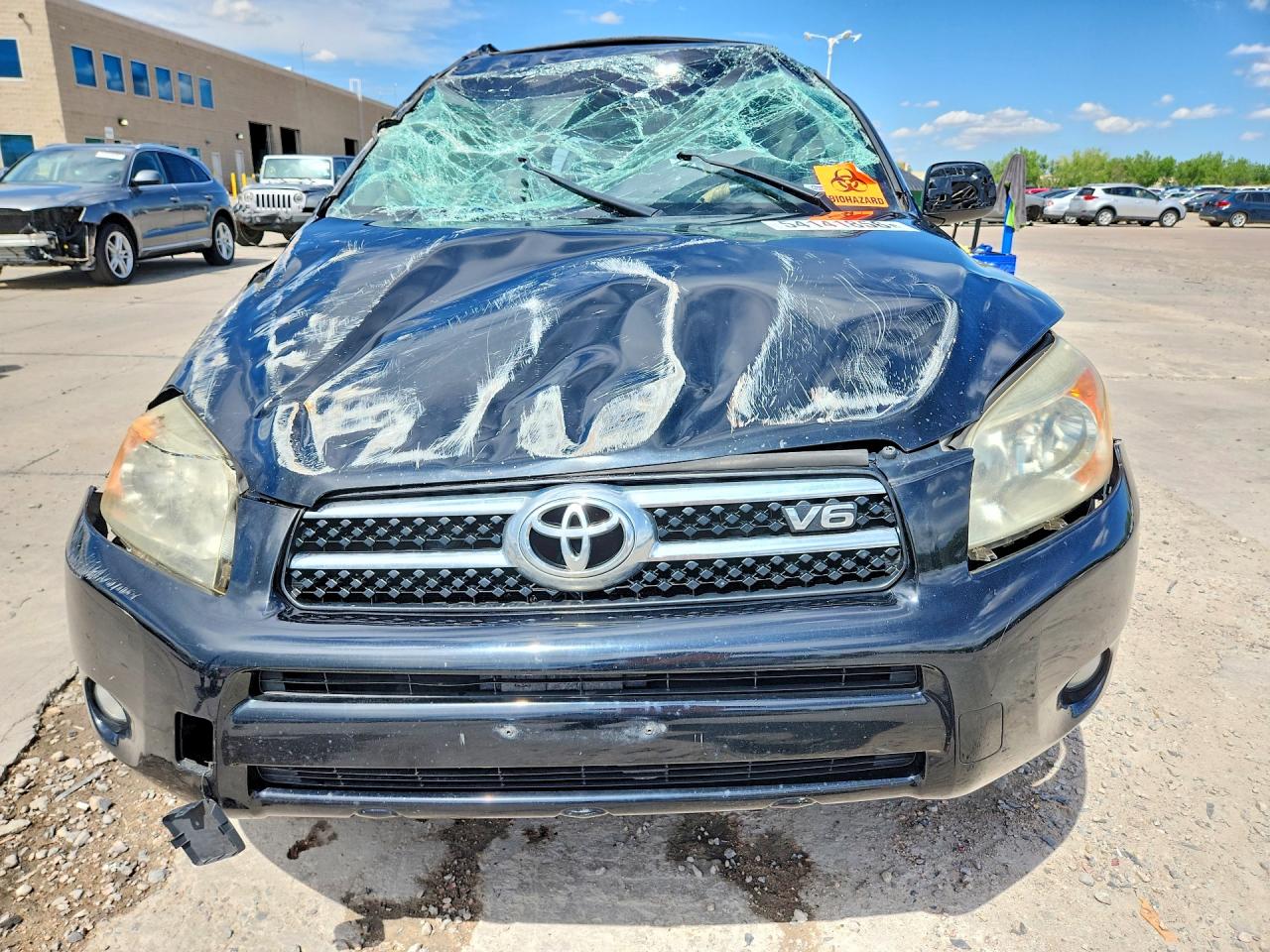 2007 Toyota Rav4 Limited Black vin: JTMBK31V376014531