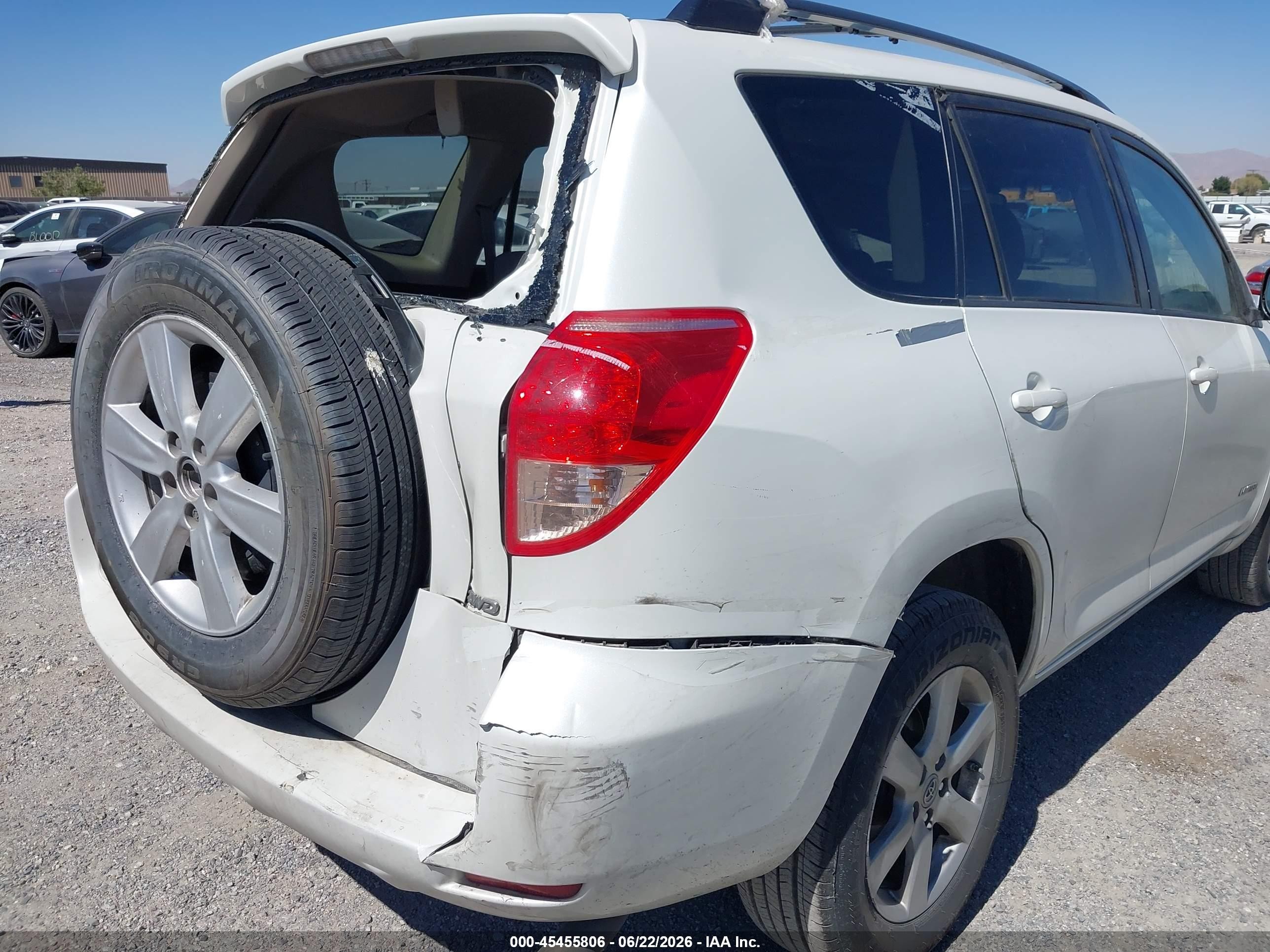 2008 Toyota Rav4 Limited V6 Белый vin: JTMBK31V385053529