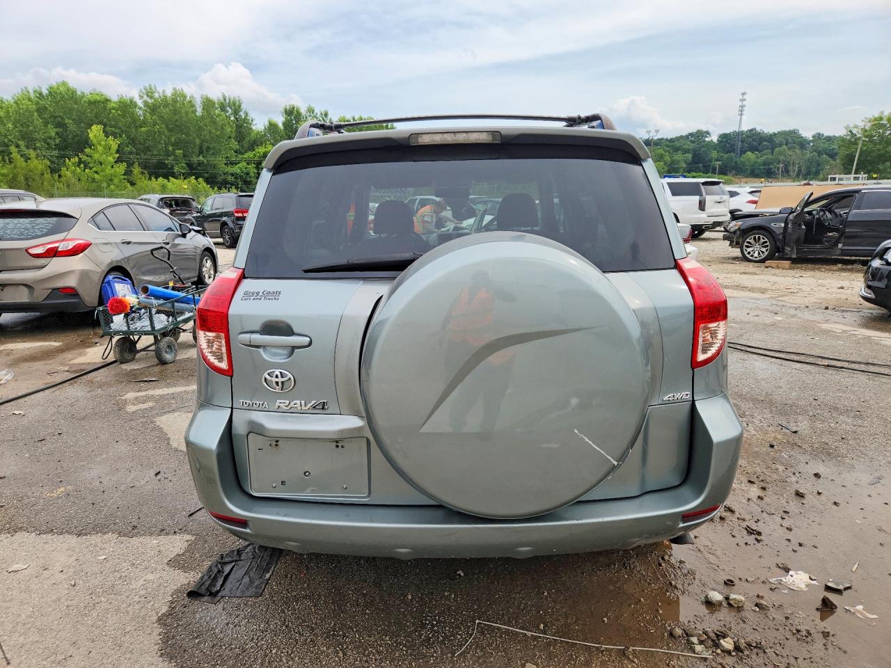 2008 Toyota Rav4 Limited Синий vin: JTMBK31V385067155