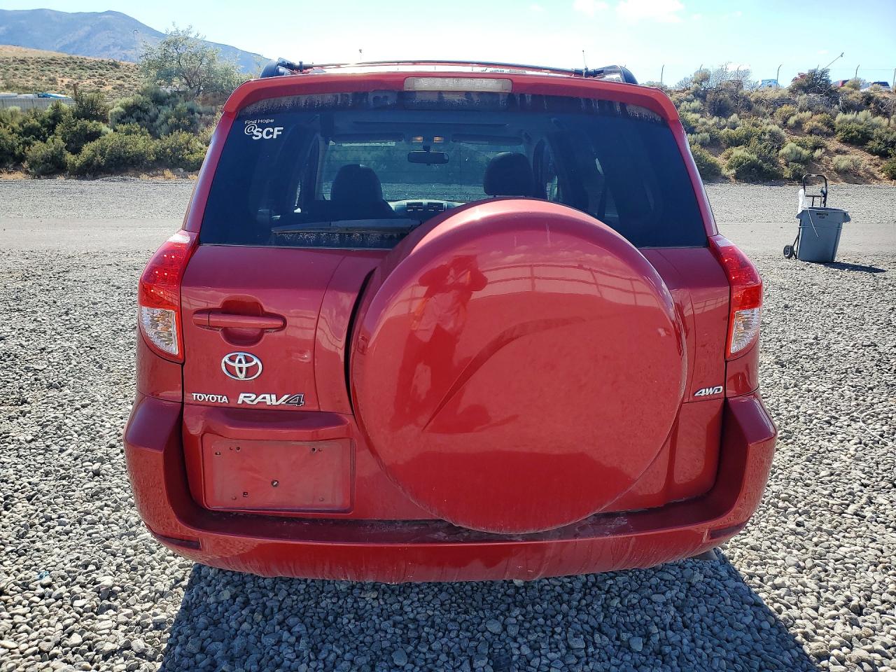 2008 Toyota Rav4 Limited Красный vin: JTMBK31V385068631