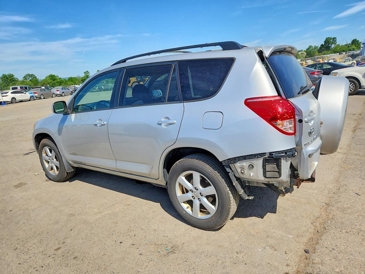 2008 Toyota Rav4 Limited Silver vin: JTMBK31V386034571