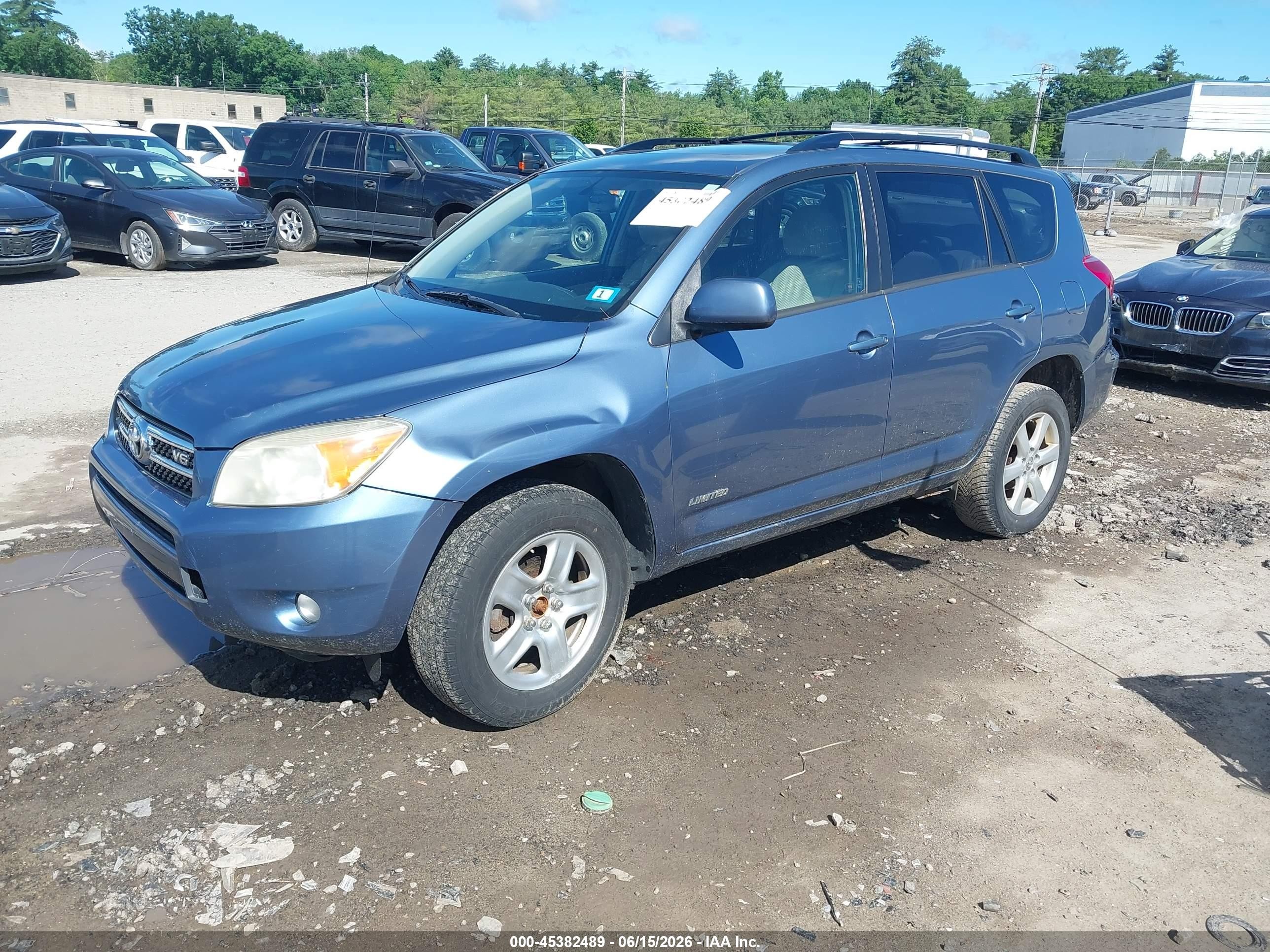 2006 Toyota Rav4 Limited V6 Blue vin: JTMBK31V465004689