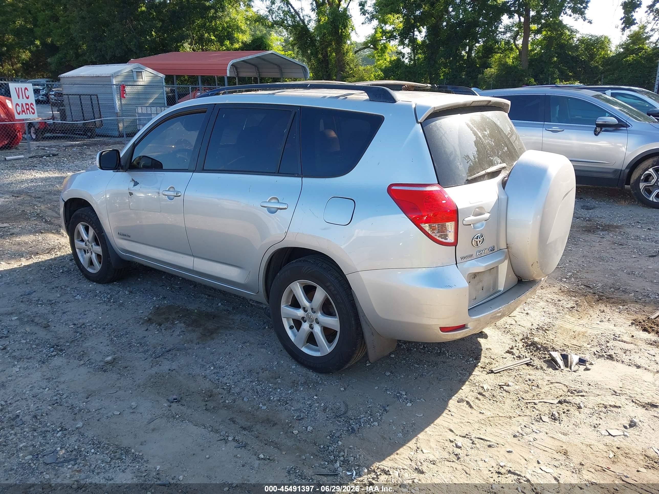 2006 Toyota Rav4 Limited V6 Silver vin: JTMBK31V465007849