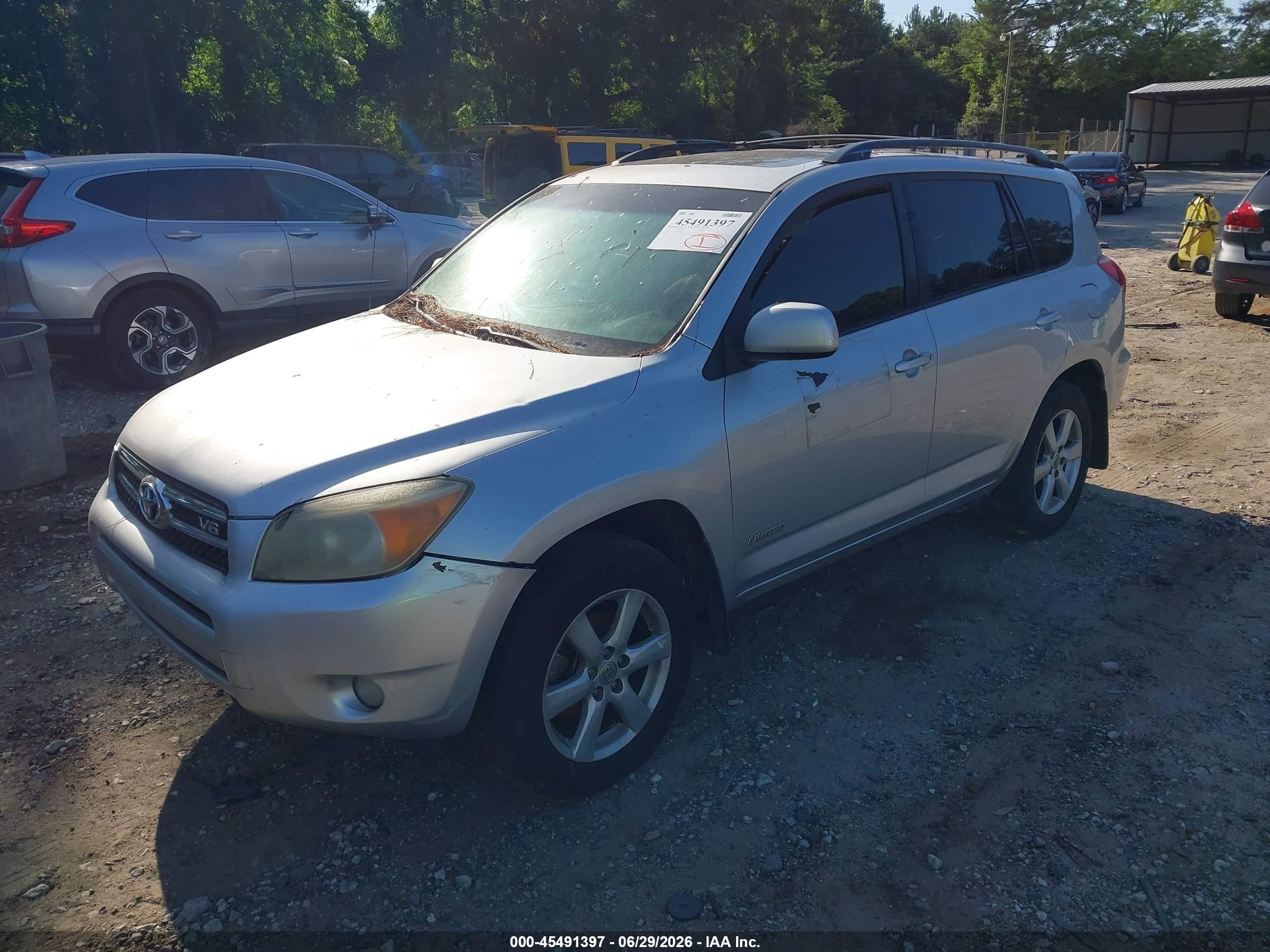 2006 Toyota Rav4 Limited V6 Silver vin: JTMBK31V465007849