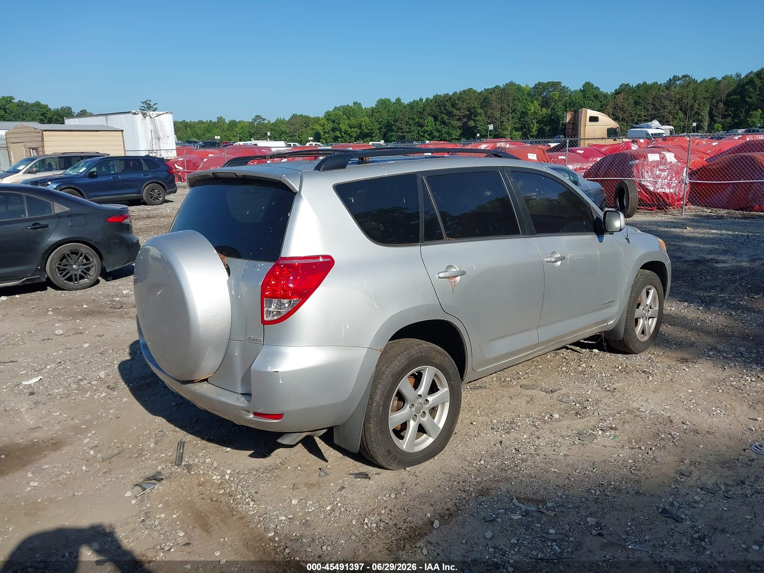 2006 Toyota Rav4 Limited V6 Silver vin: JTMBK31V465007849