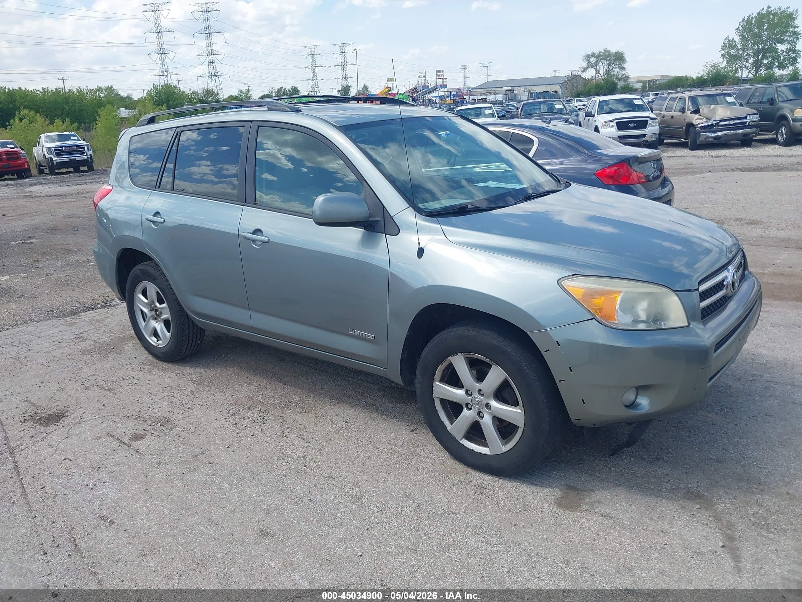 2007 Toyota Rav4 Limited V6 Gray vin: JTMBK31V475031926