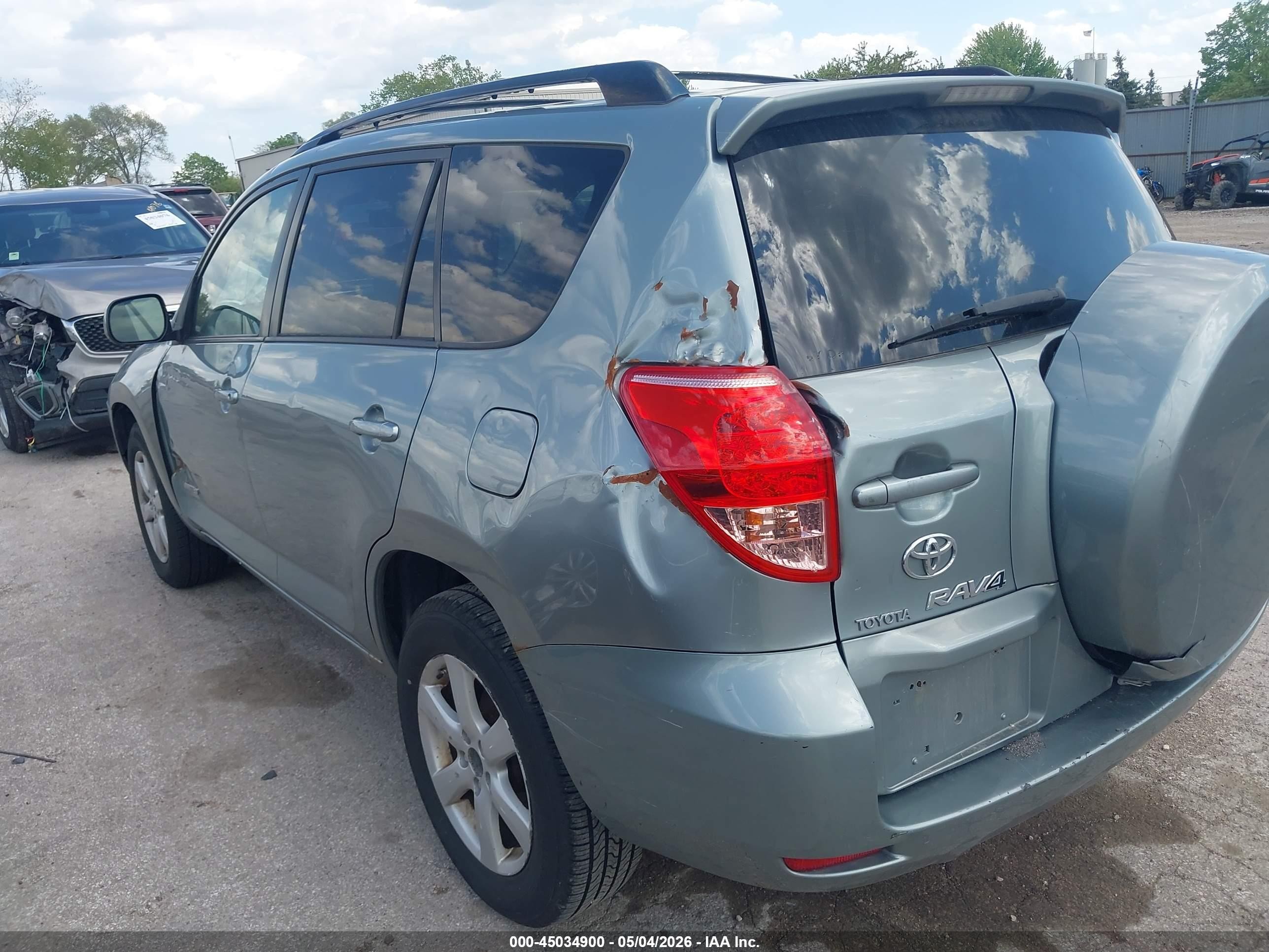 2007 Toyota Rav4 Limited V6 Gray vin: JTMBK31V475031926