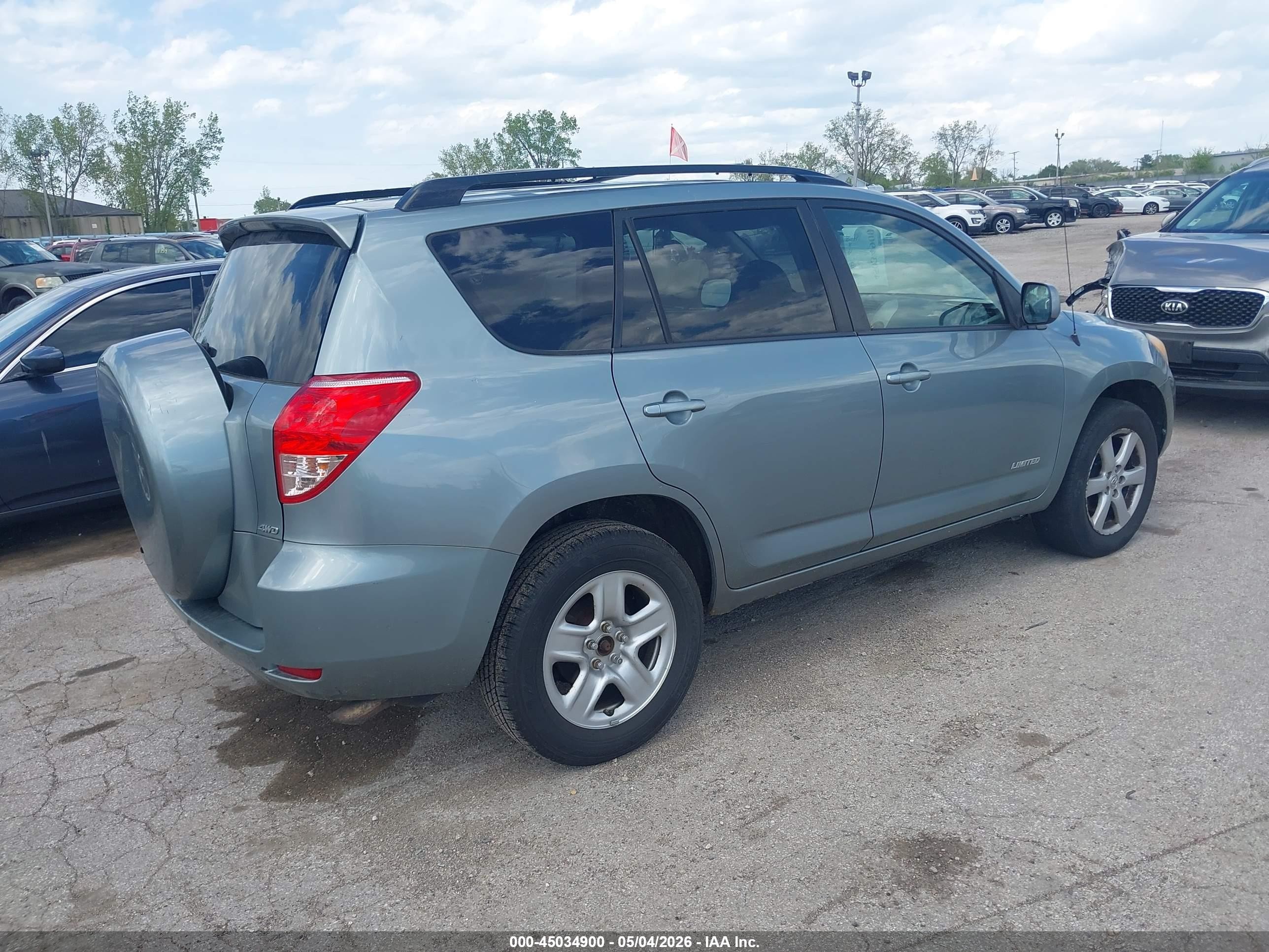 2007 Toyota Rav4 Limited V6 Gray vin: JTMBK31V475031926
