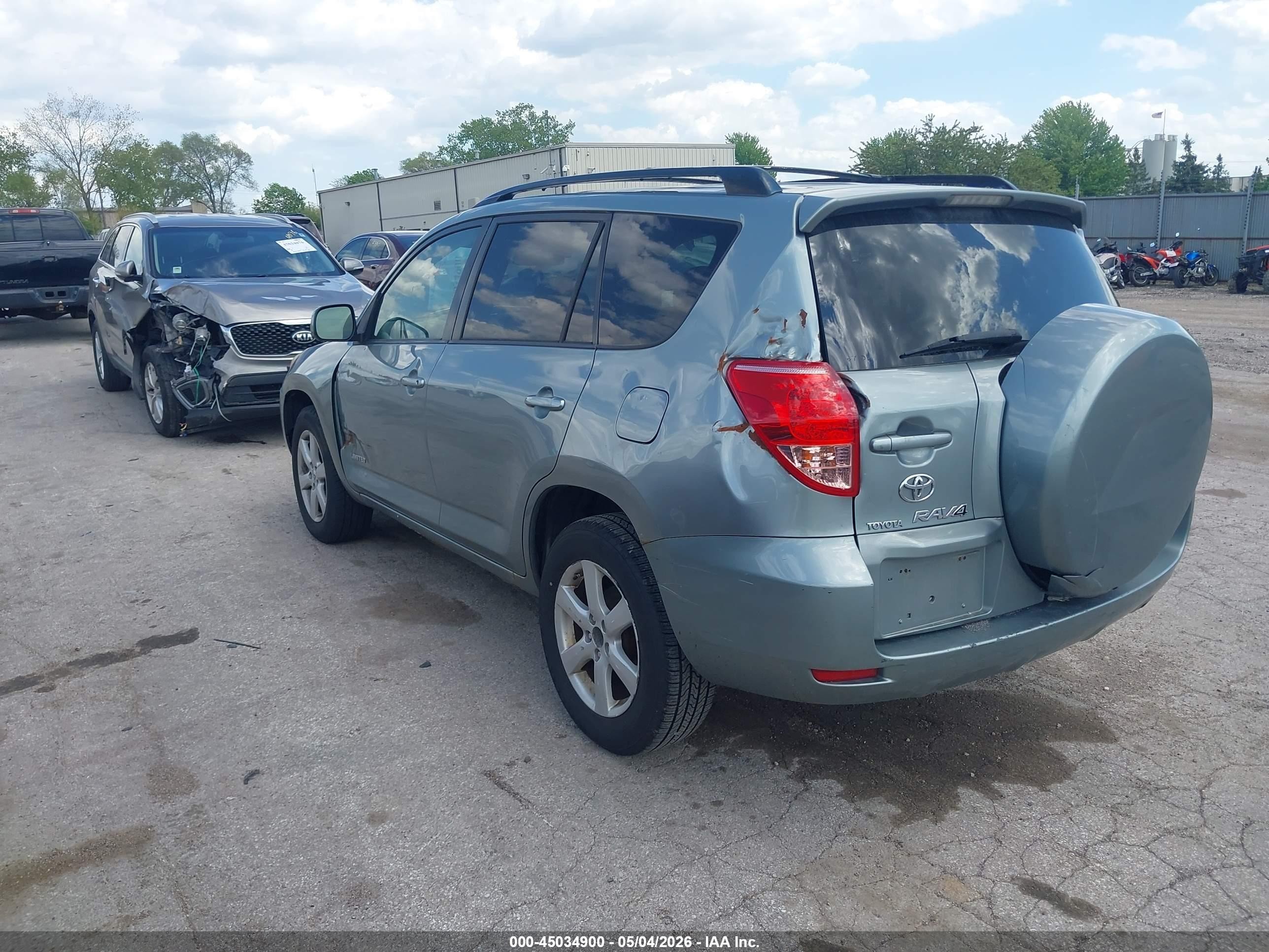 2007 Toyota Rav4 Limited V6 Gray vin: JTMBK31V475031926