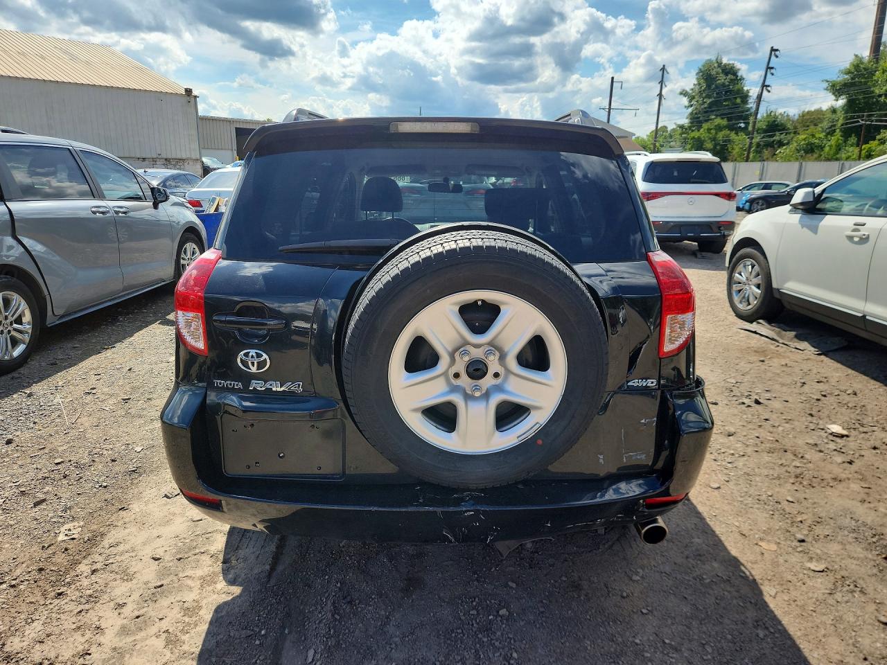 2007 Toyota Rav4 Limited Black vin: JTMBK31V476012254