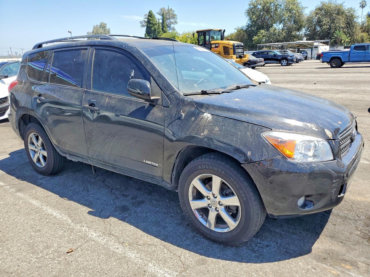 2007 Toyota Rav4 Limited Black vin: JTMBK31V476019608