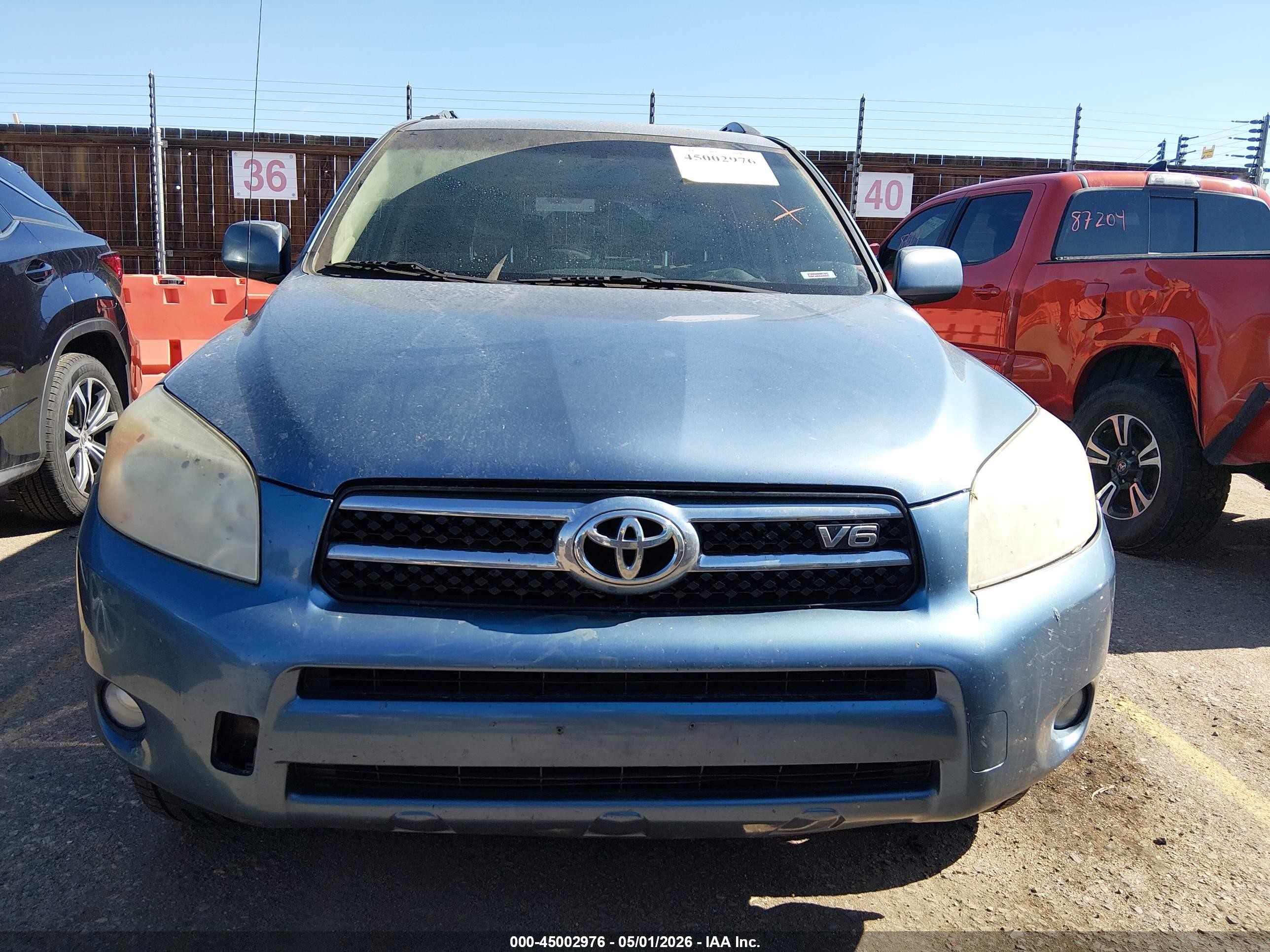 2008 Toyota Rav4 Limited V6 Blue vin: JTMBK31V485049683