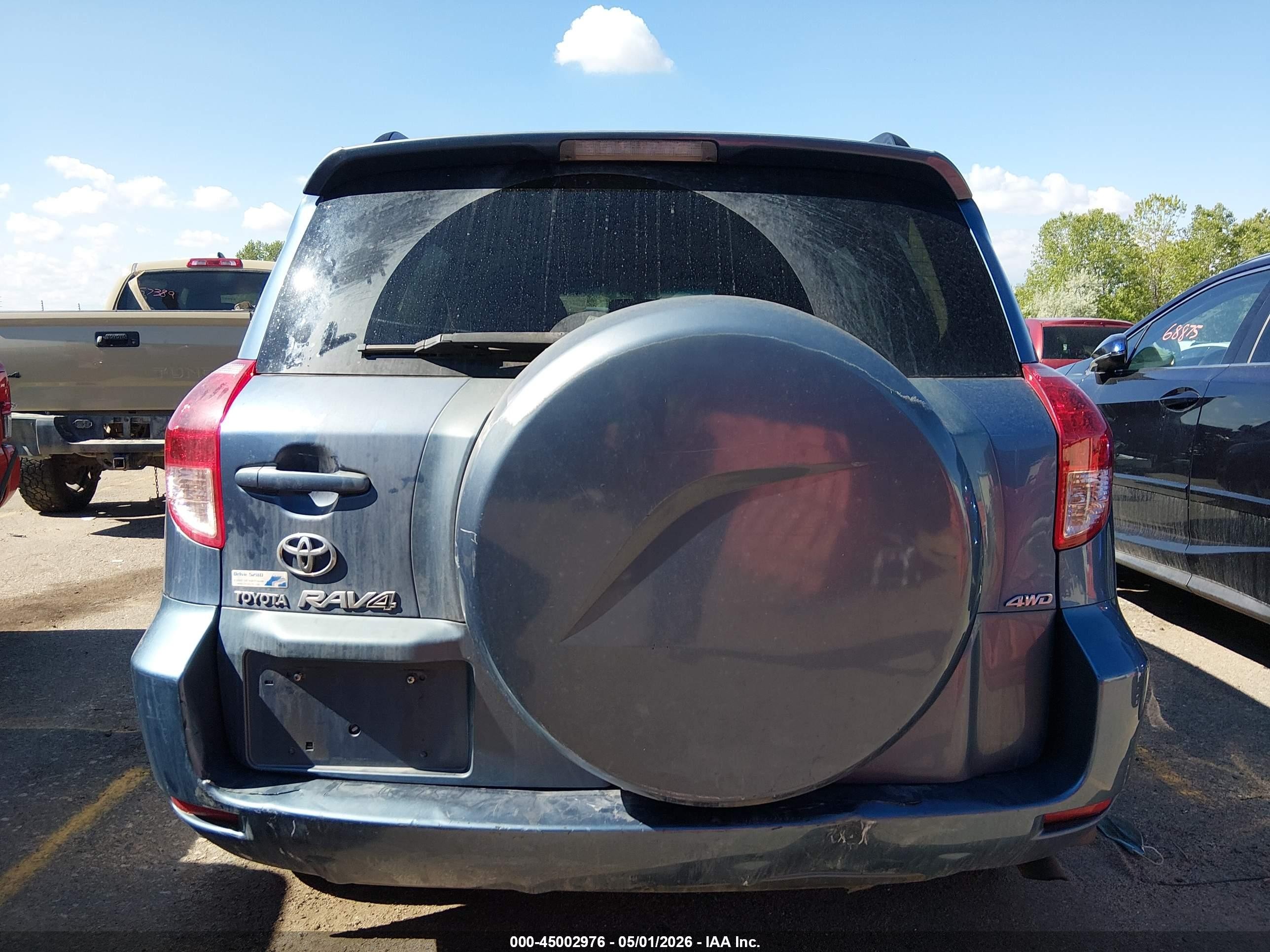 2008 Toyota Rav4 Limited V6 Blue vin: JTMBK31V485049683