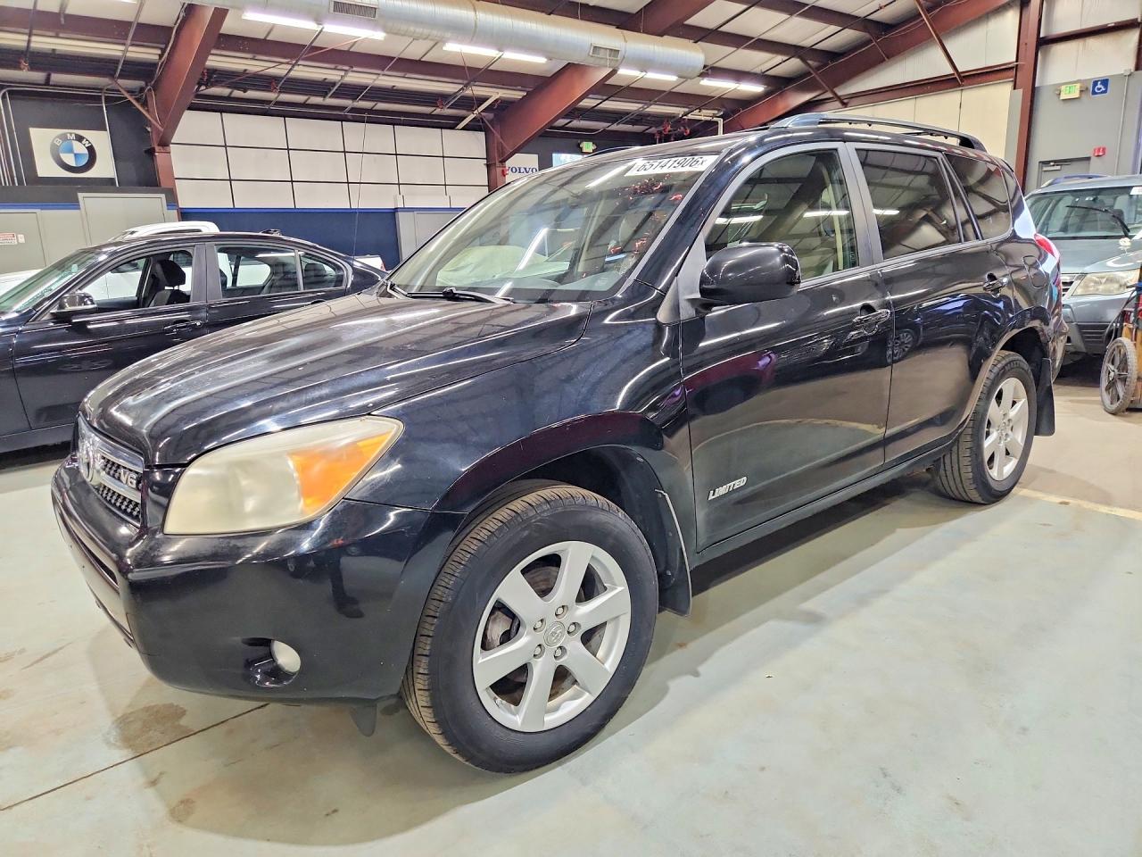 2008 Toyota Rav4 Limited Black vin: JTMBK31V485055385