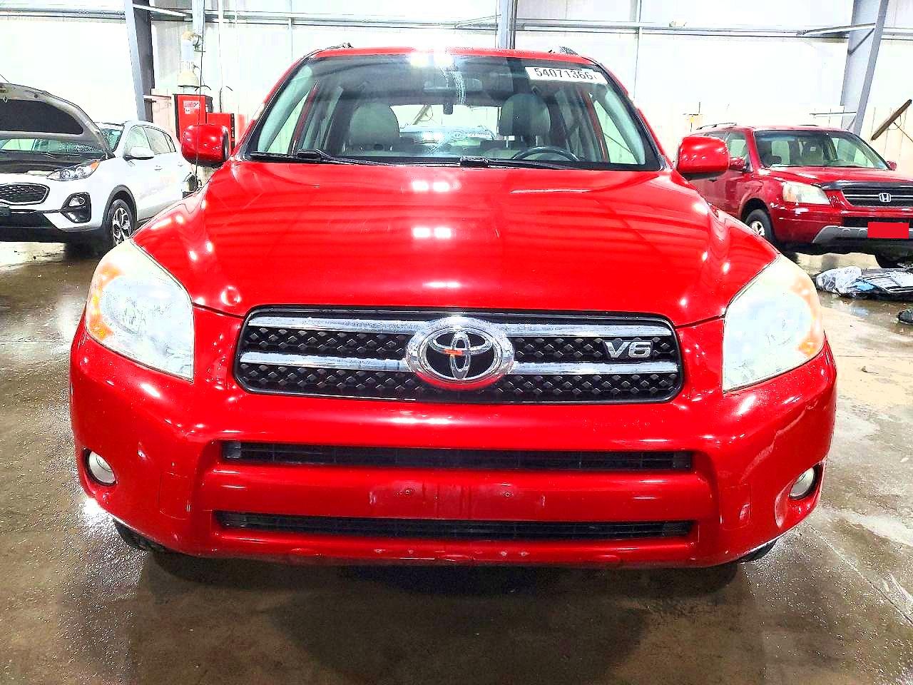 2008 Toyota Rav4 Limited Red vin: JTMBK31V485067309