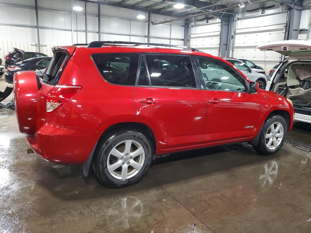 2008 Toyota Rav4 Limited Red vin: JTMBK31V485067309
