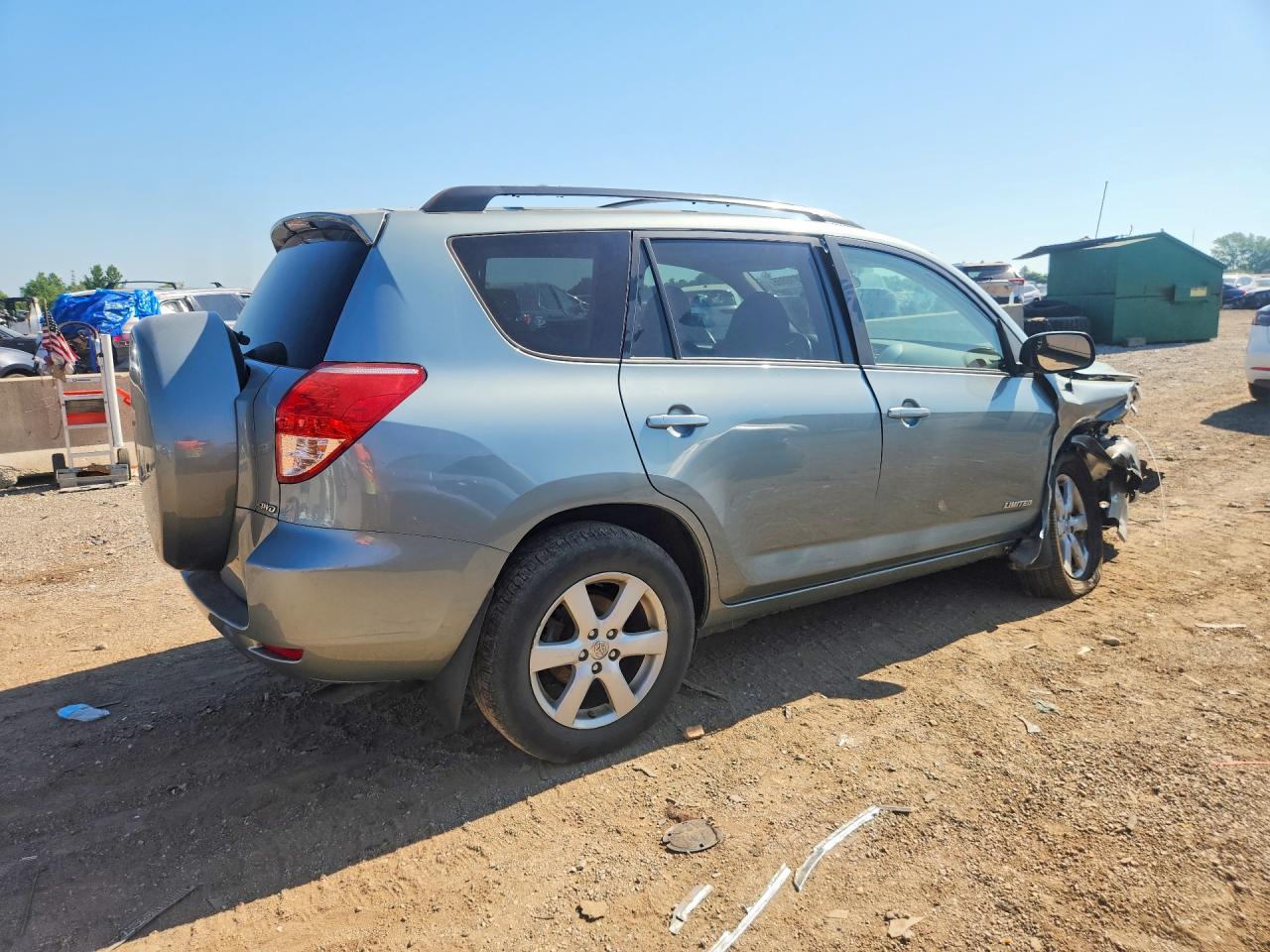 2008 Toyota Rav4 Limited Silver vin: JTMBK31V486030786