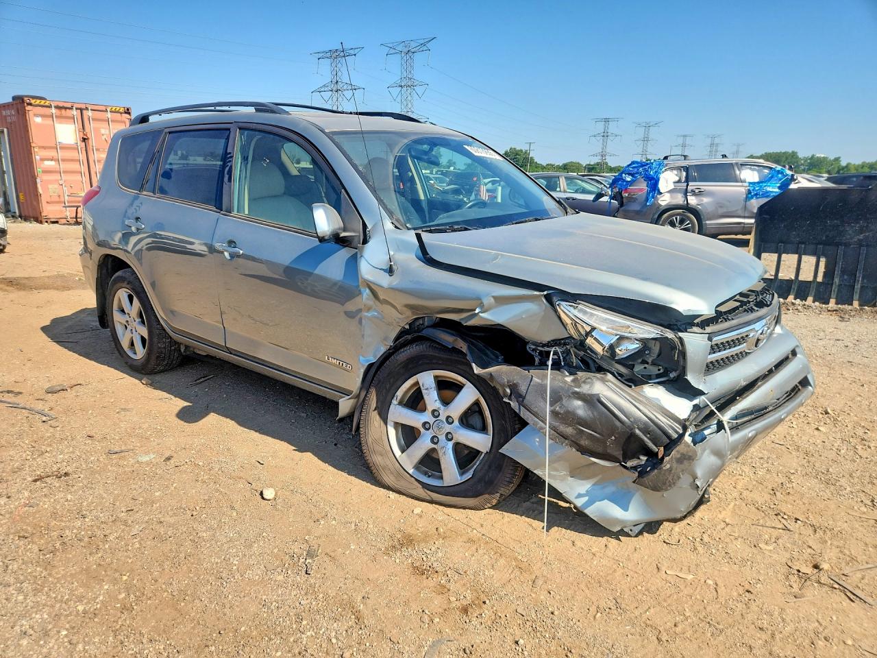 2008 Toyota Rav4 Limited Silver vin: JTMBK31V486030786