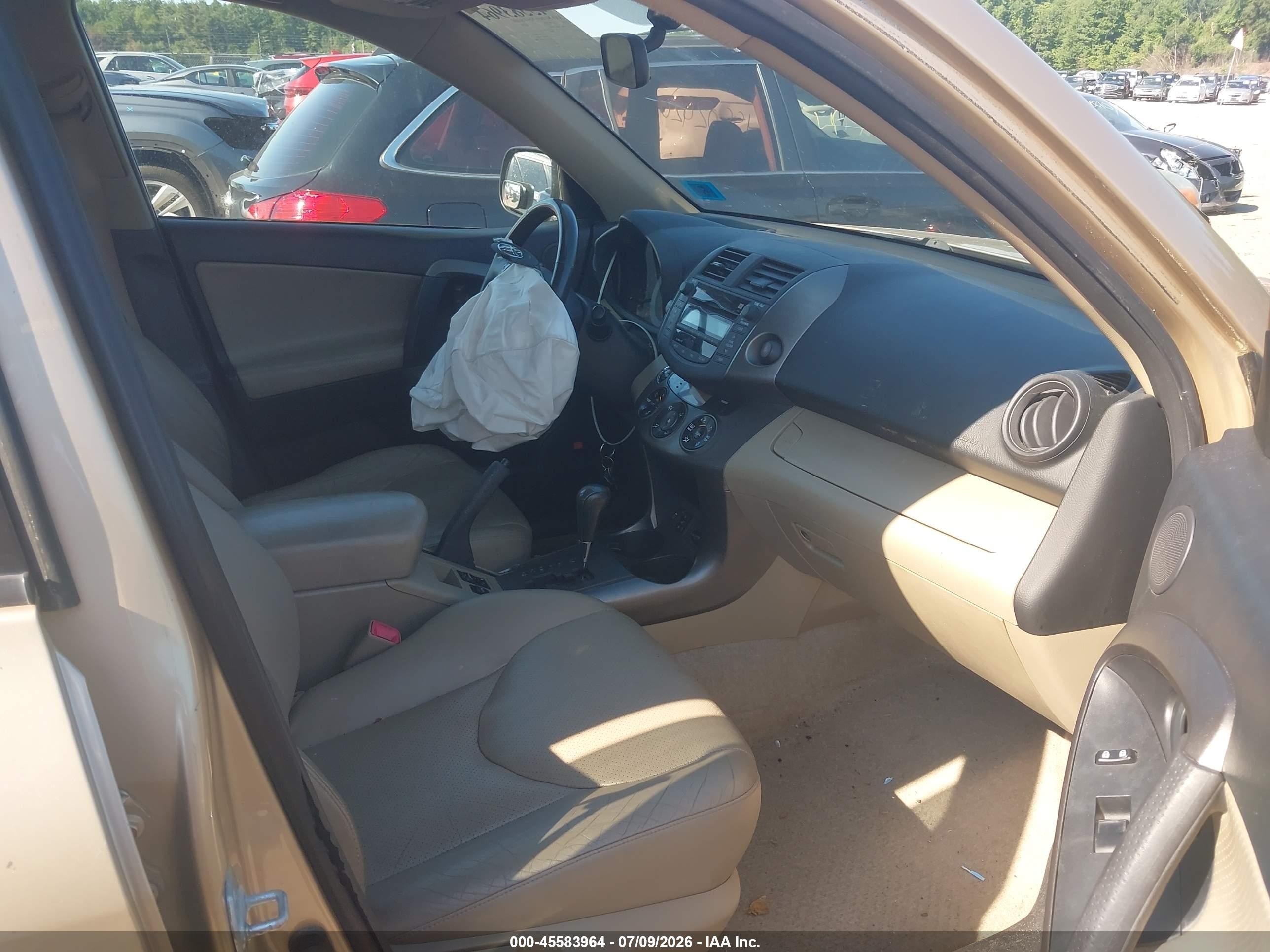 2009 Toyota Rav4 Limited V6 Золотой vin: JTMBK31V495075699