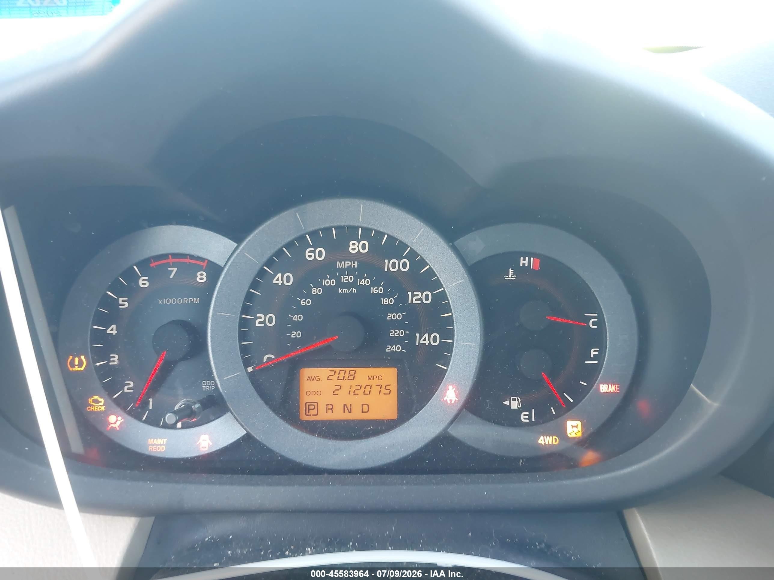 2009 Toyota Rav4 Limited V6 Золотой vin: JTMBK31V495075699