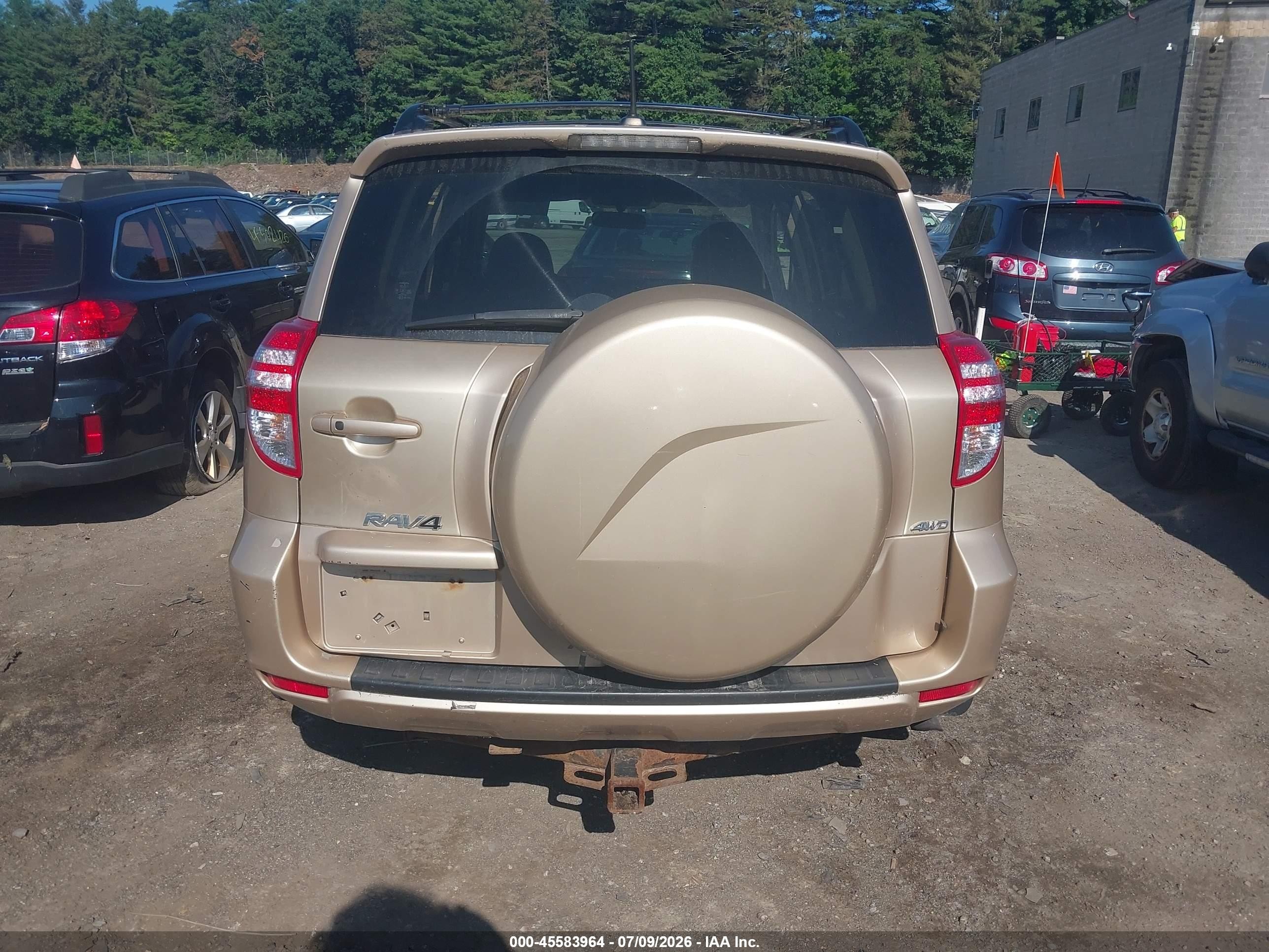 2009 Toyota Rav4 Limited V6 Золотой vin: JTMBK31V495075699